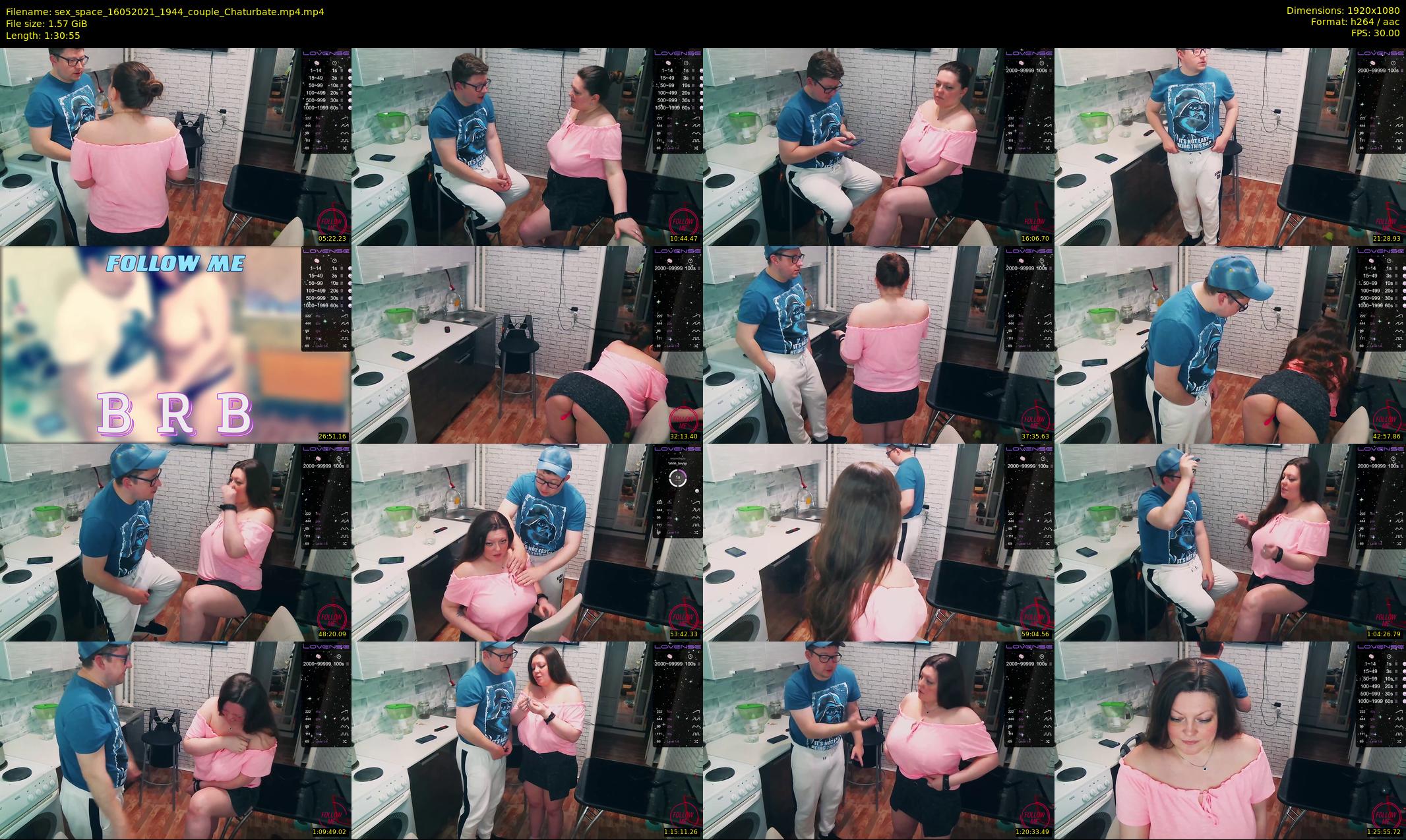 sex_space — 91 minute Chaturbate couple cam show recording, 1080p, May 16, 2021