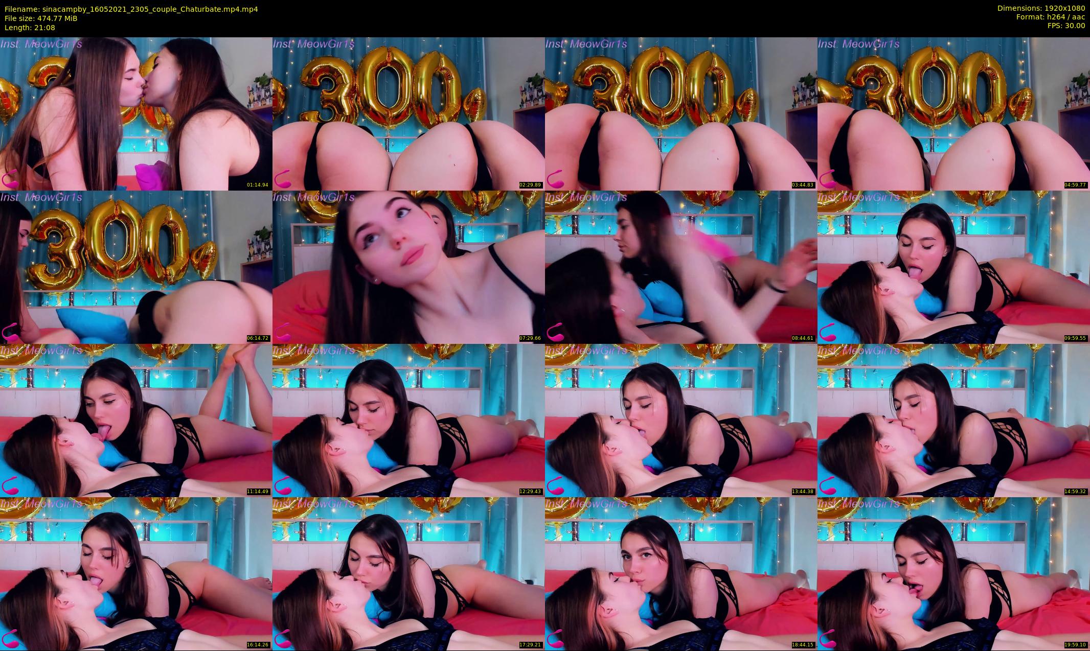 sinacampby — 22 minute Chaturbate couple cam show recording, 1080p, May 16, 2021