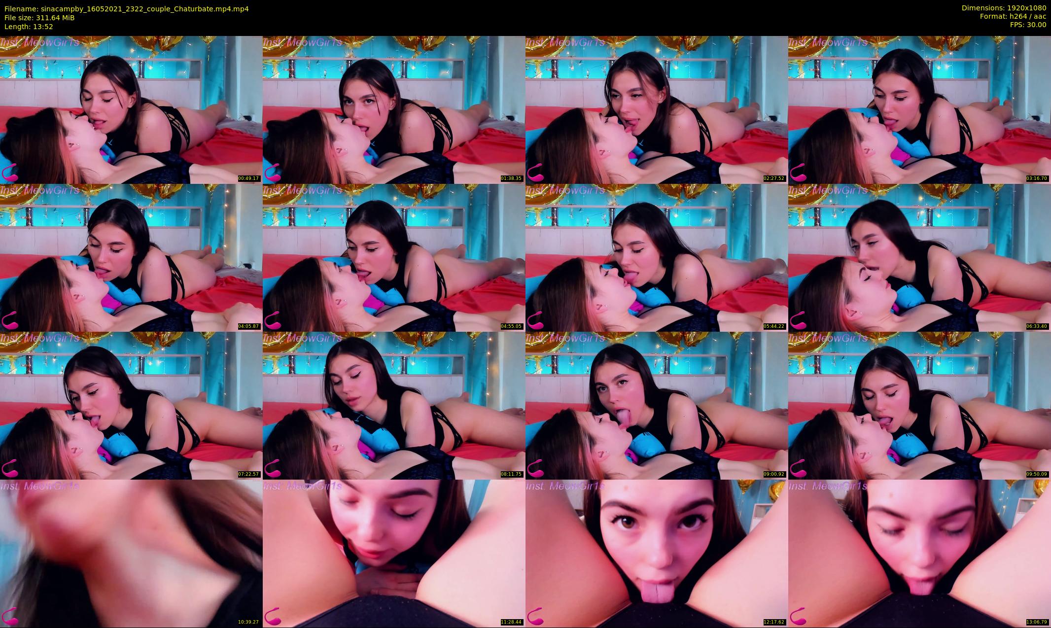 sinacampby — 14 minute Chaturbate couple cam show recording, 1080p, May 16, 2021