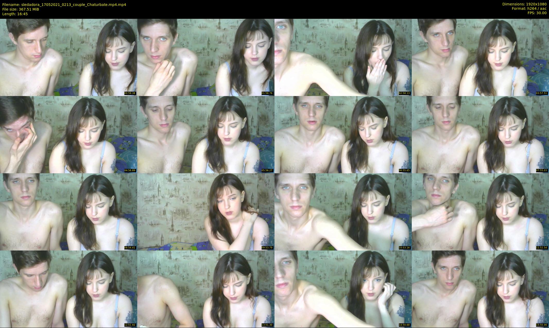 sledadora — 17 minute Chaturbate couple cam show recording, 1080p, May 17, 2021
