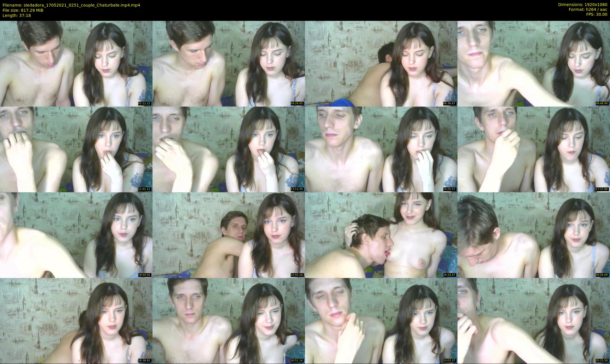 sledadora — 38 minute Chaturbate couple cam show recording, 1080p, May 17, 2021