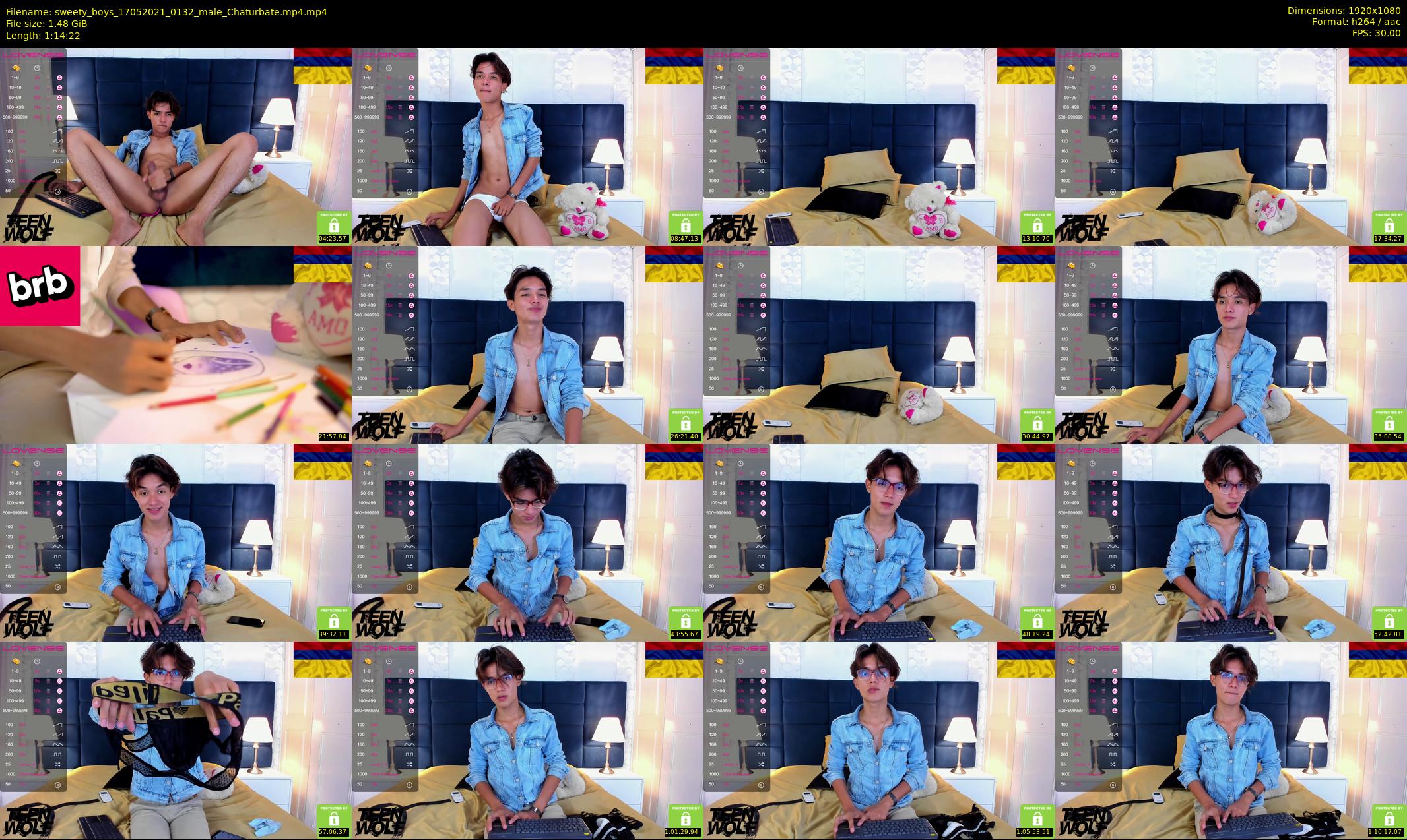 sweety_boys — 75 minute Chaturbate male cam show recording, 1080p, May 17, 2021