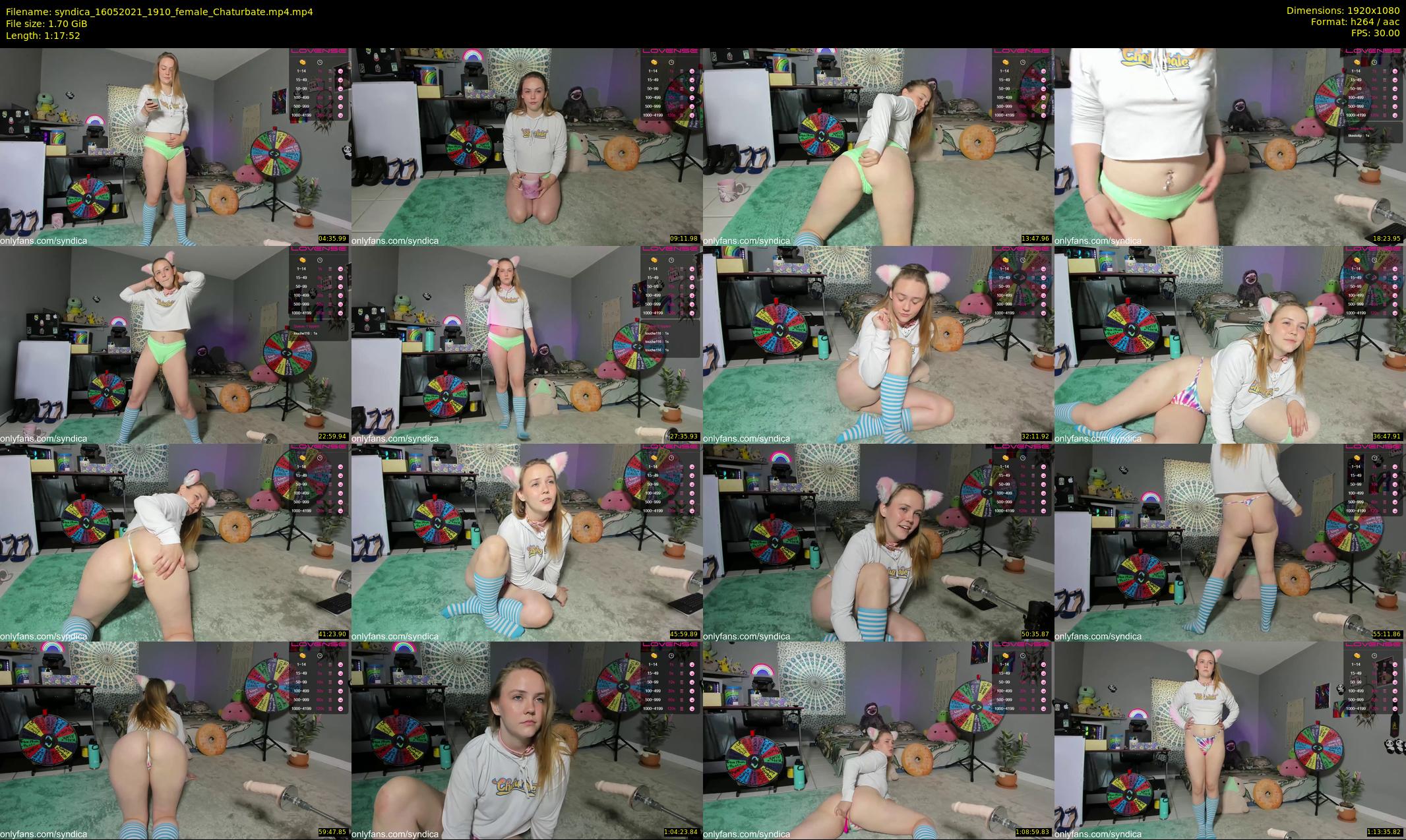syndica — 78 minute Chaturbate female cam show recording, 1080p, May 16, 2021