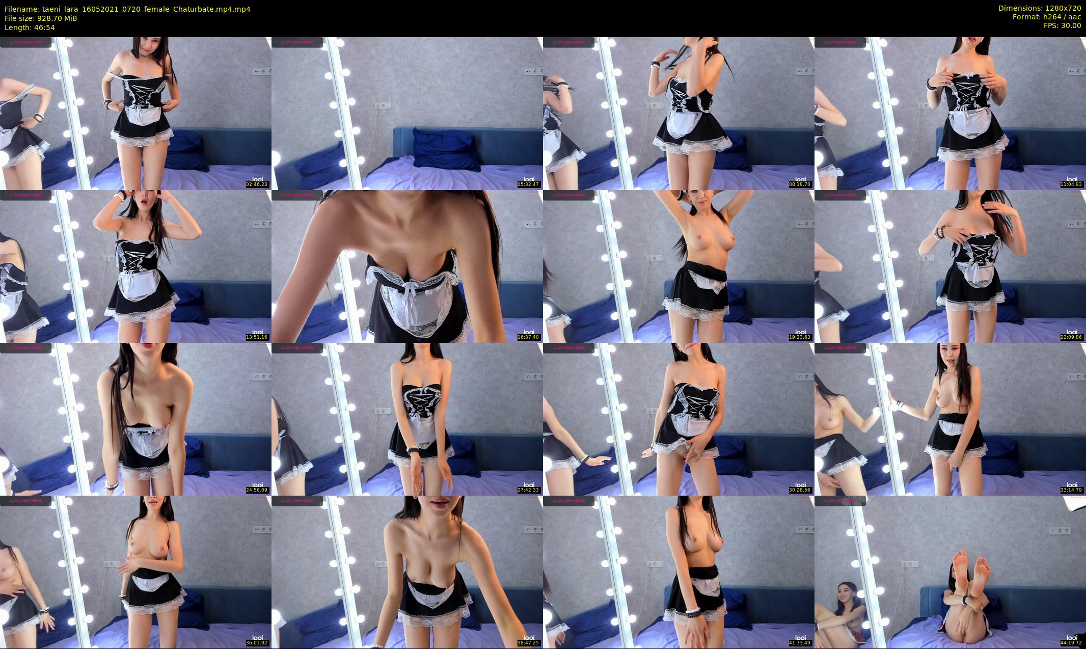taeni_lara — 47 minute Chaturbate female cam show recording, 720p, May 16, 2021