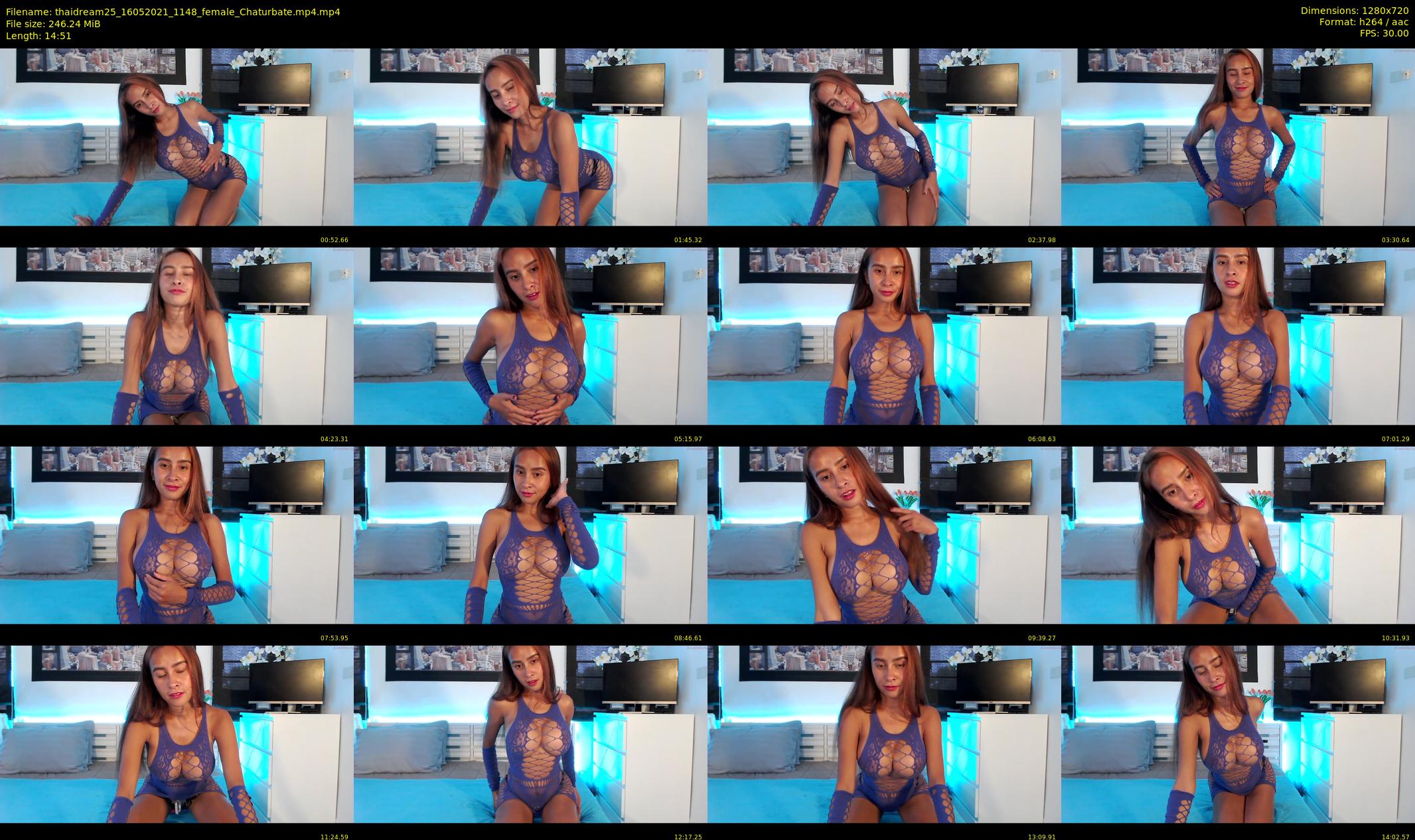 thaidream25 — 15 minute Chaturbate female cam show recording, 720p, May 16, 2021