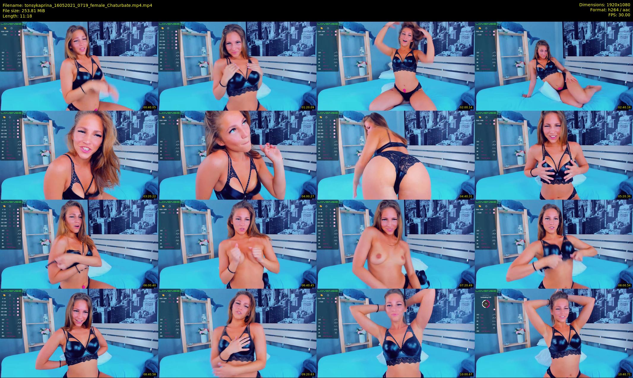 tonsykaprina — 12 minute Chaturbate couple cam show recording, 1080p, May 16, 2021
