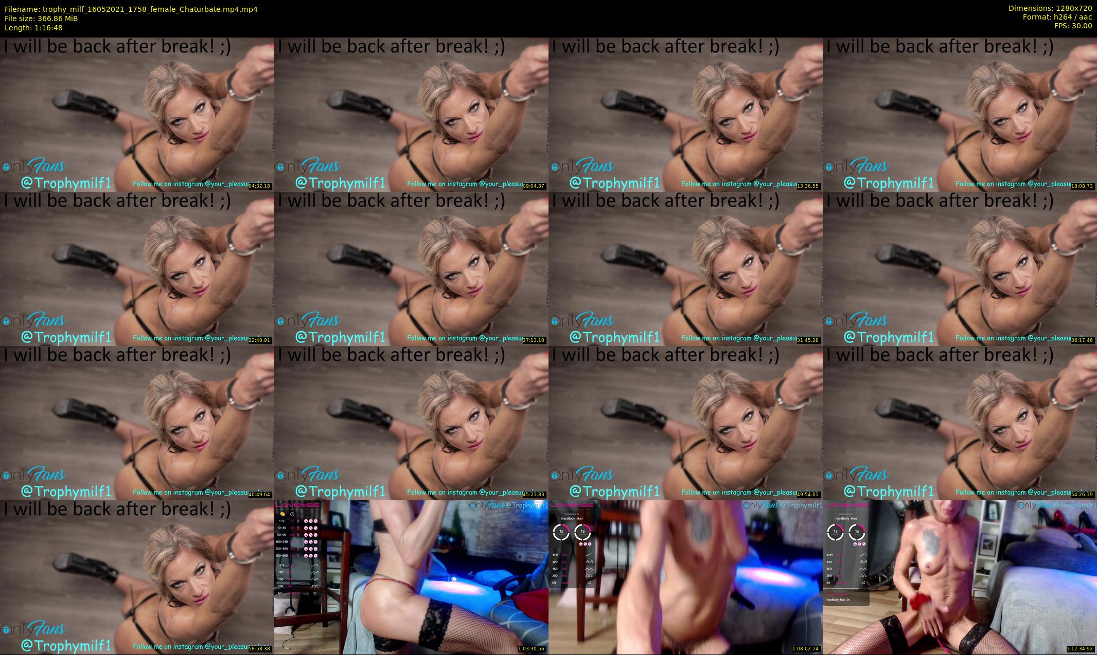 trophy_milf — 77 minute Chaturbate female cam show recording, 720p, May 16, 2021