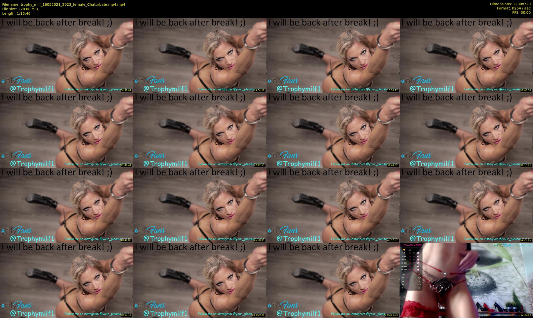 trophy_milf — 77 minute Chaturbate female cam show recording, 720p, May 16, 2021