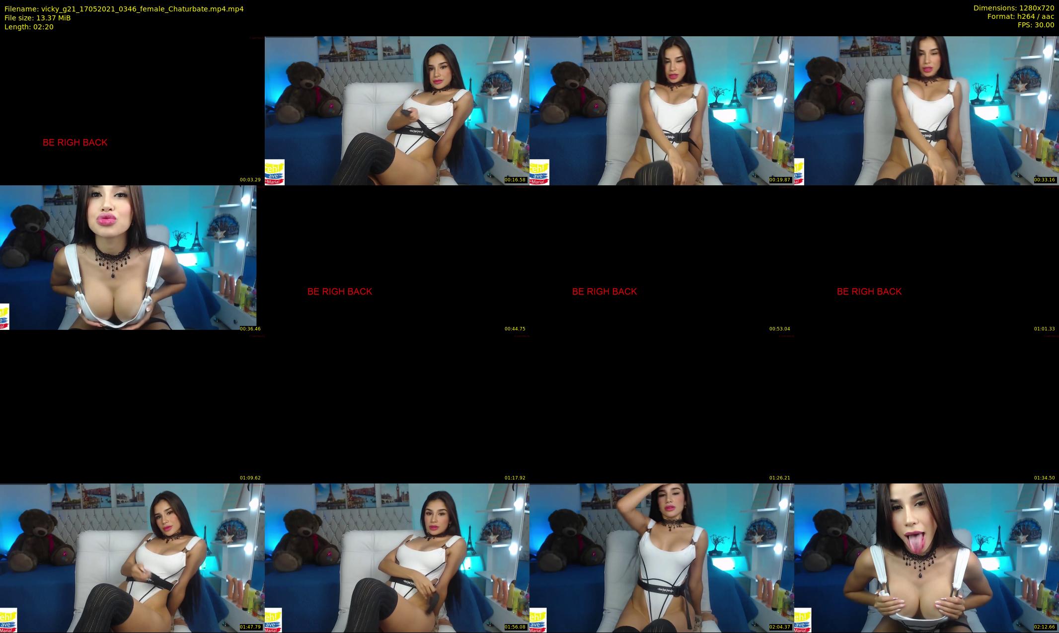vicky_g21 — 3 minute Chaturbate female cam show recording, 720p, May 17, 2021