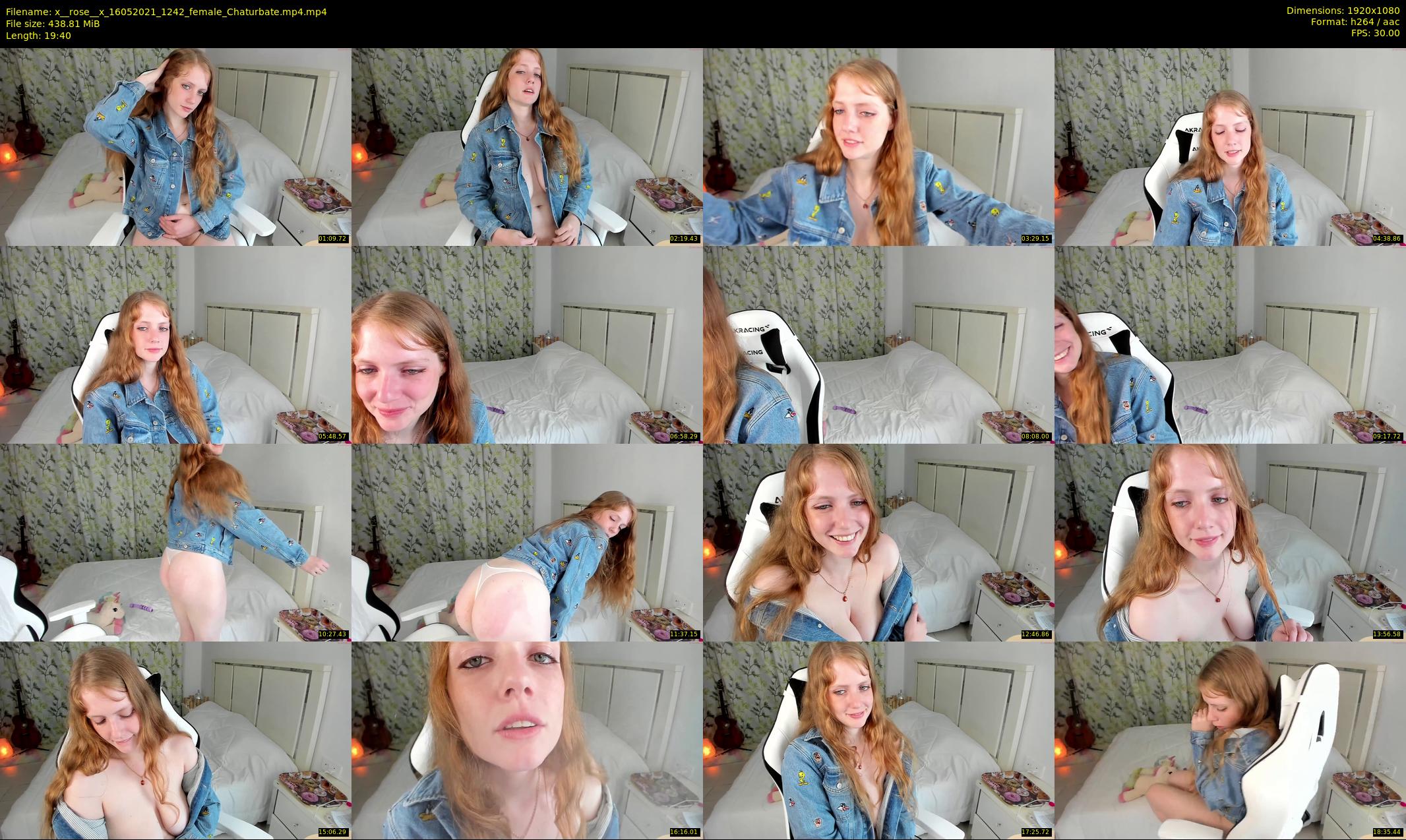 x__rose__x — 20 minute Chaturbate female cam show recording, 1080p, May 16, 2021