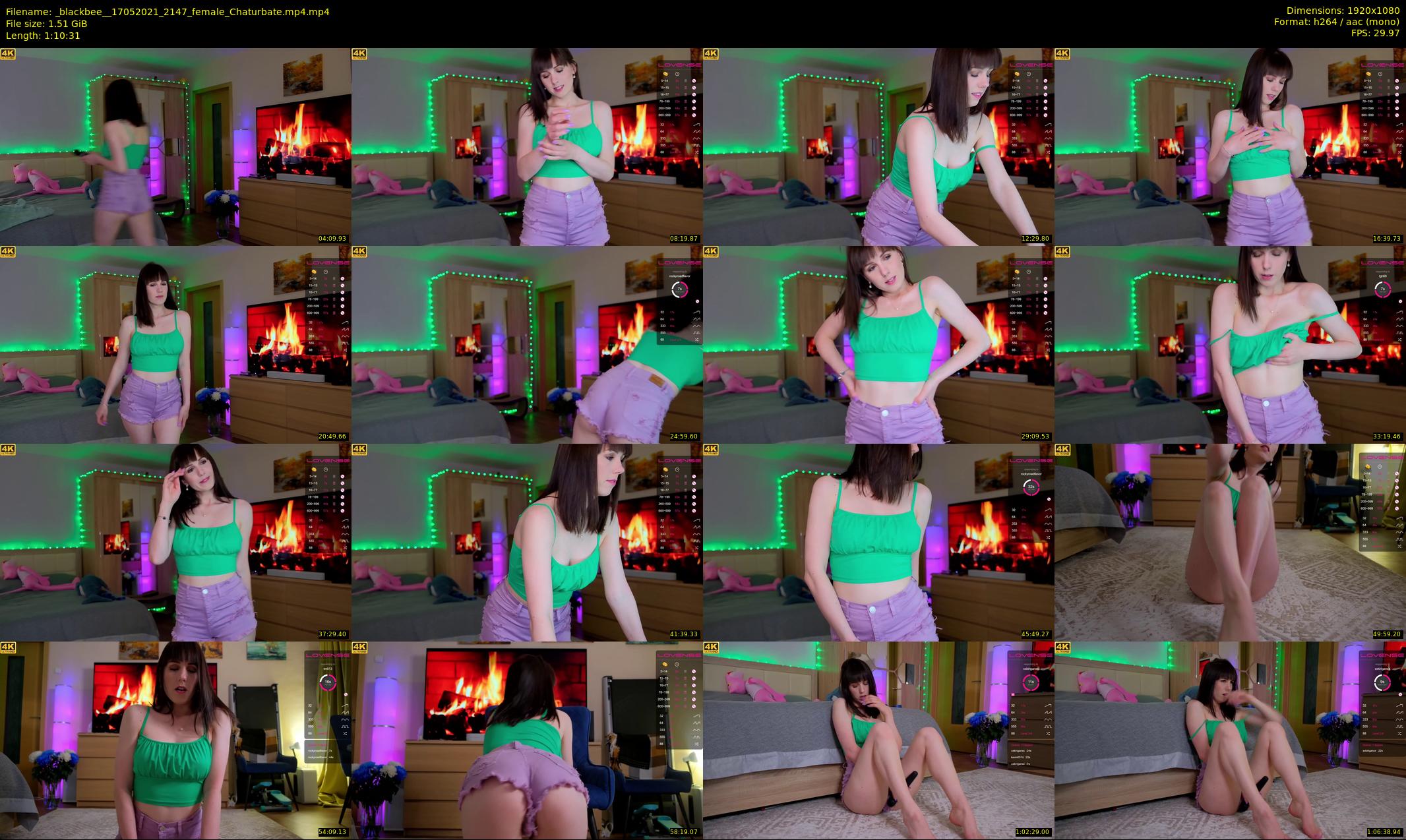 _blackbee_ — 71 minute Chaturbate female cam show recording, 1080p, May 17, 2021