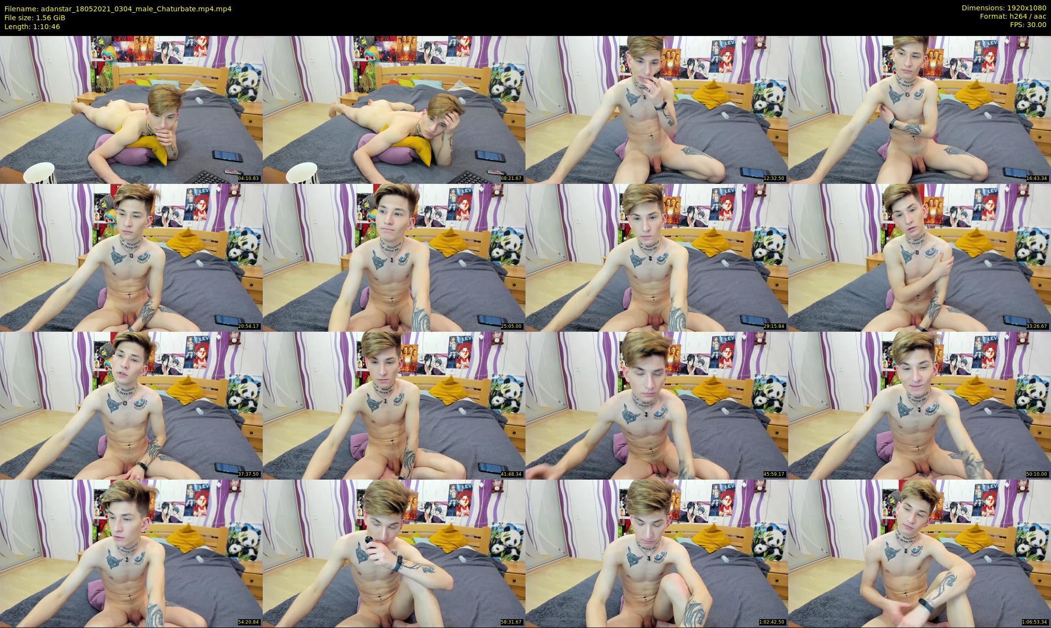adanstar — 71 minute Chaturbate male cam show recording, 1080p, May 18, 2021