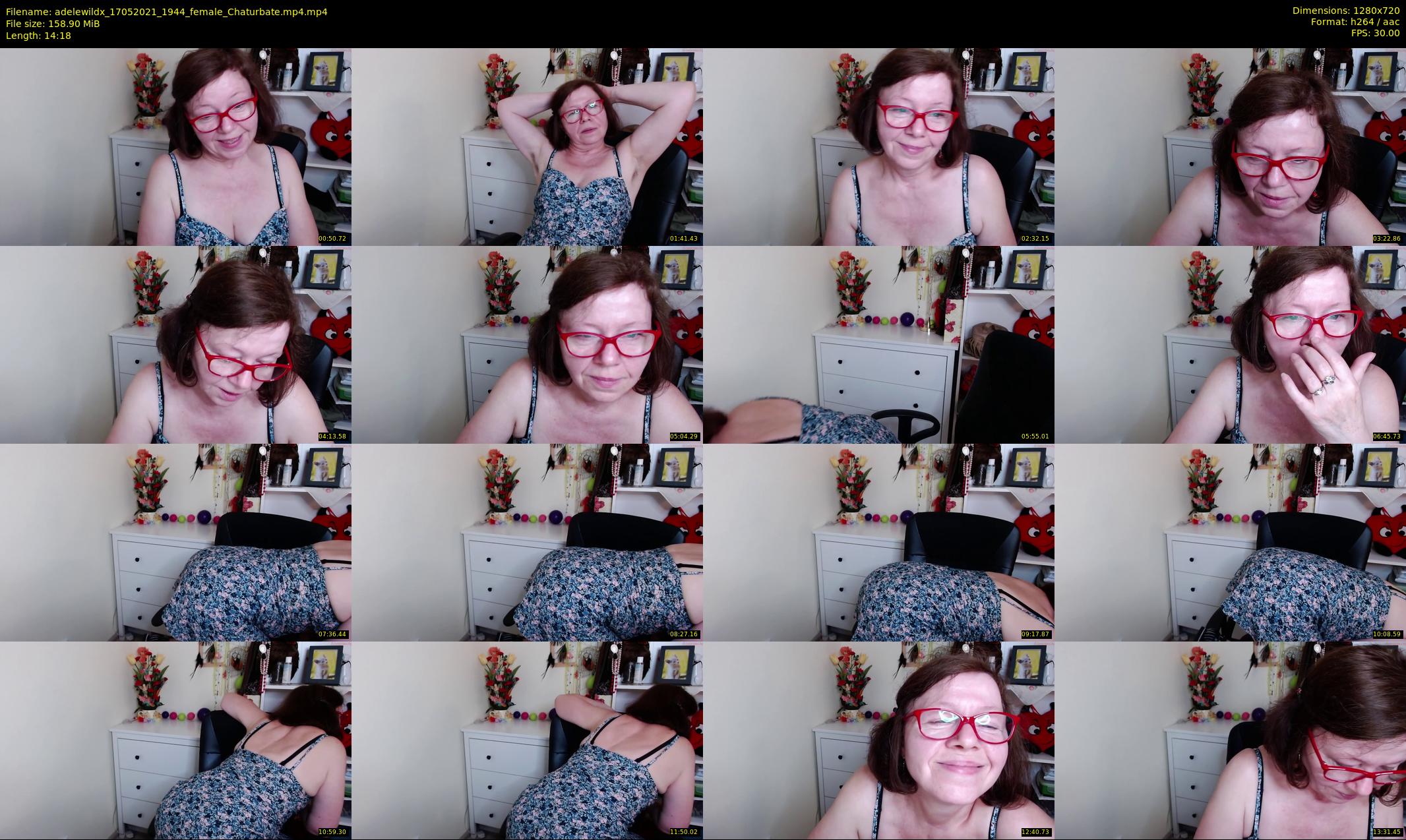 adelewildx — 15 minute Chaturbate female cam show recording, 720p, May 17, 2021