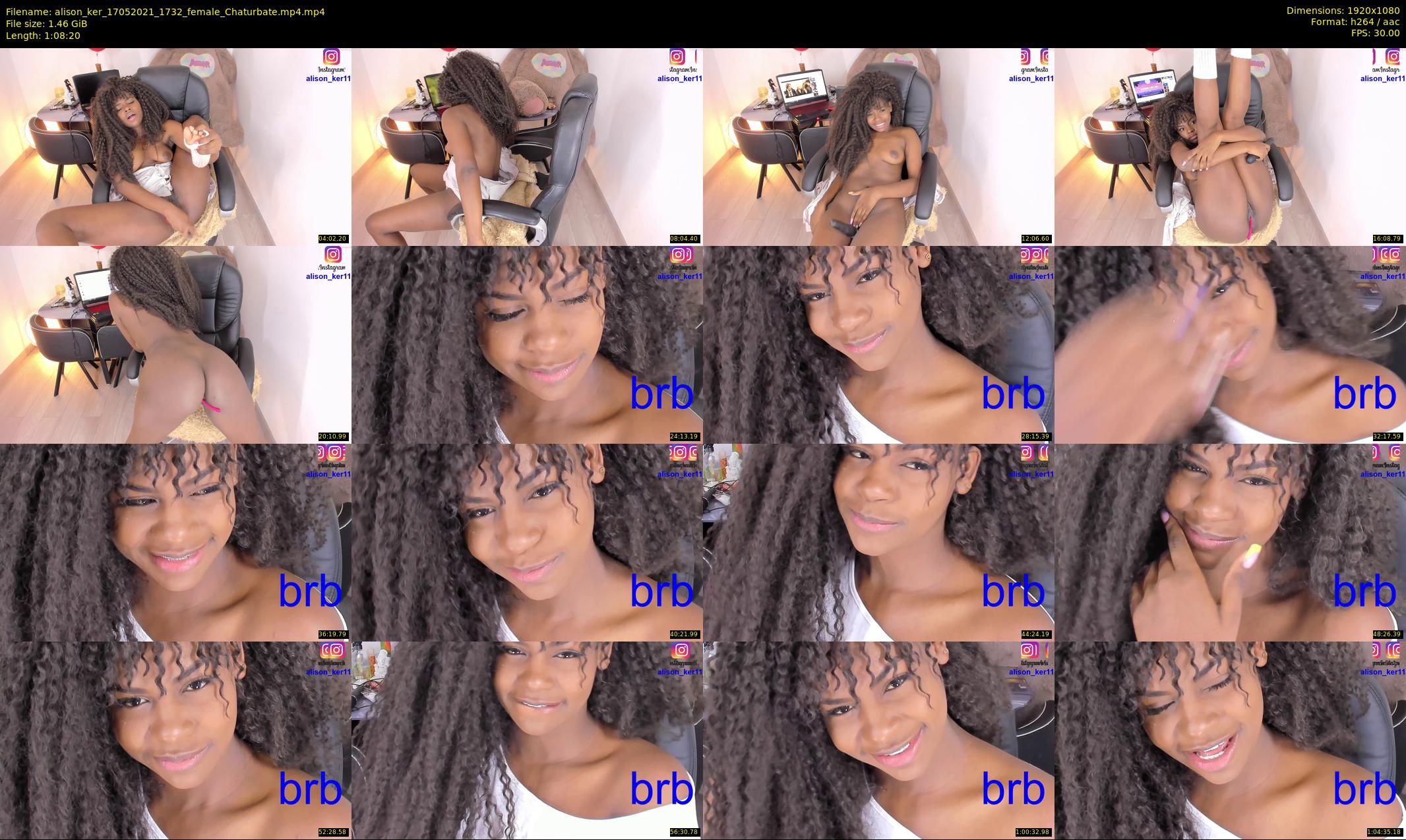 alison_ker — 69 minute Chaturbate female cam show recording, 1080p, May 17, 2021