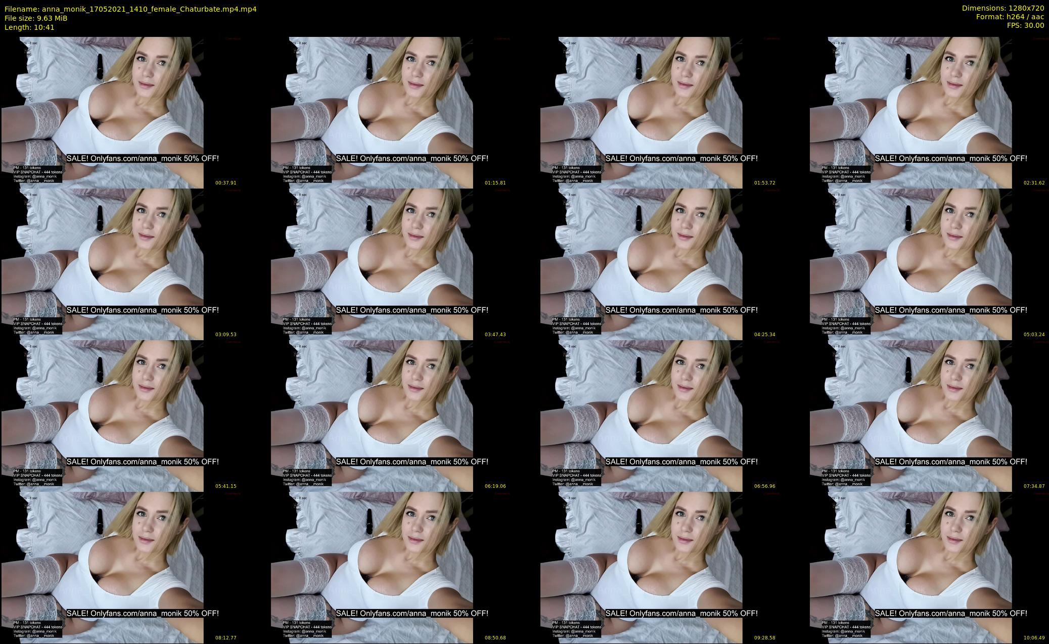 anna_monik — 11 minute Chaturbate couple cam show recording, 720p, May 17, 2021