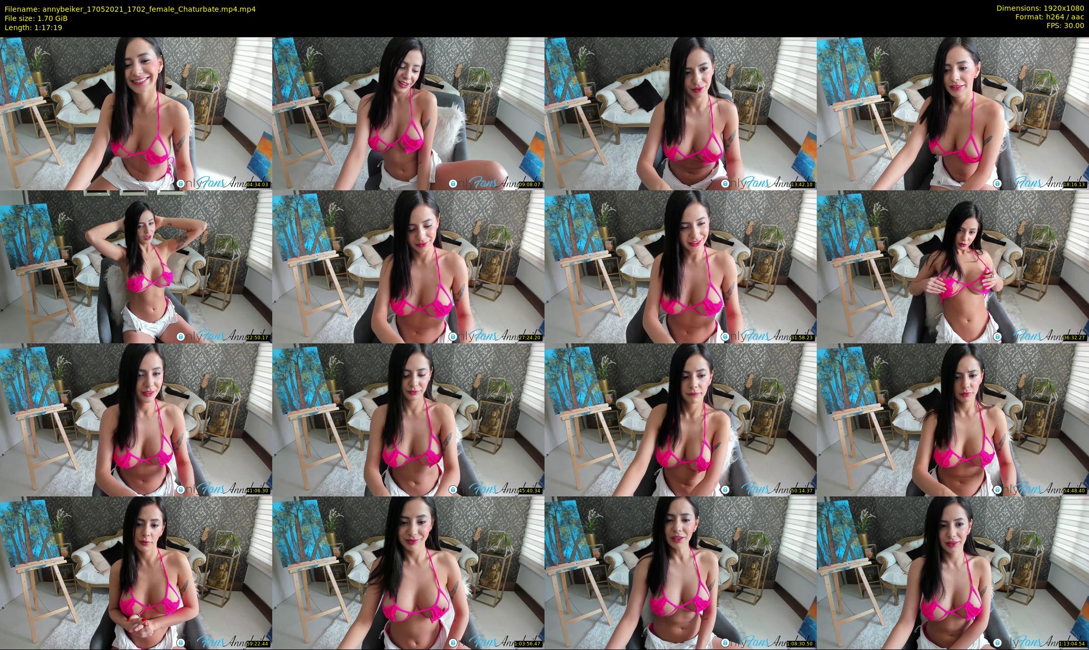 annybeiker — 78 minute Chaturbate female cam show recording, 1080p, May 17, 2021