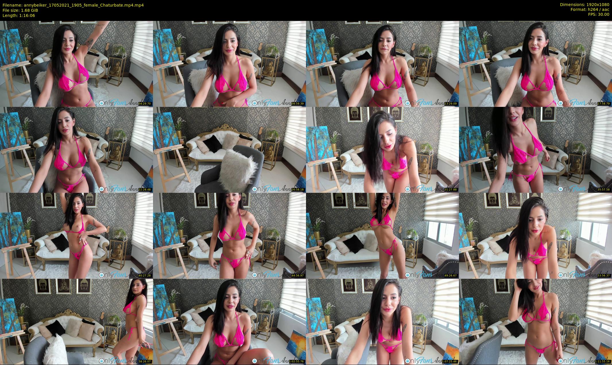 annybeiker — 77 minute Chaturbate female cam show recording, 1080p, May 17, 2021