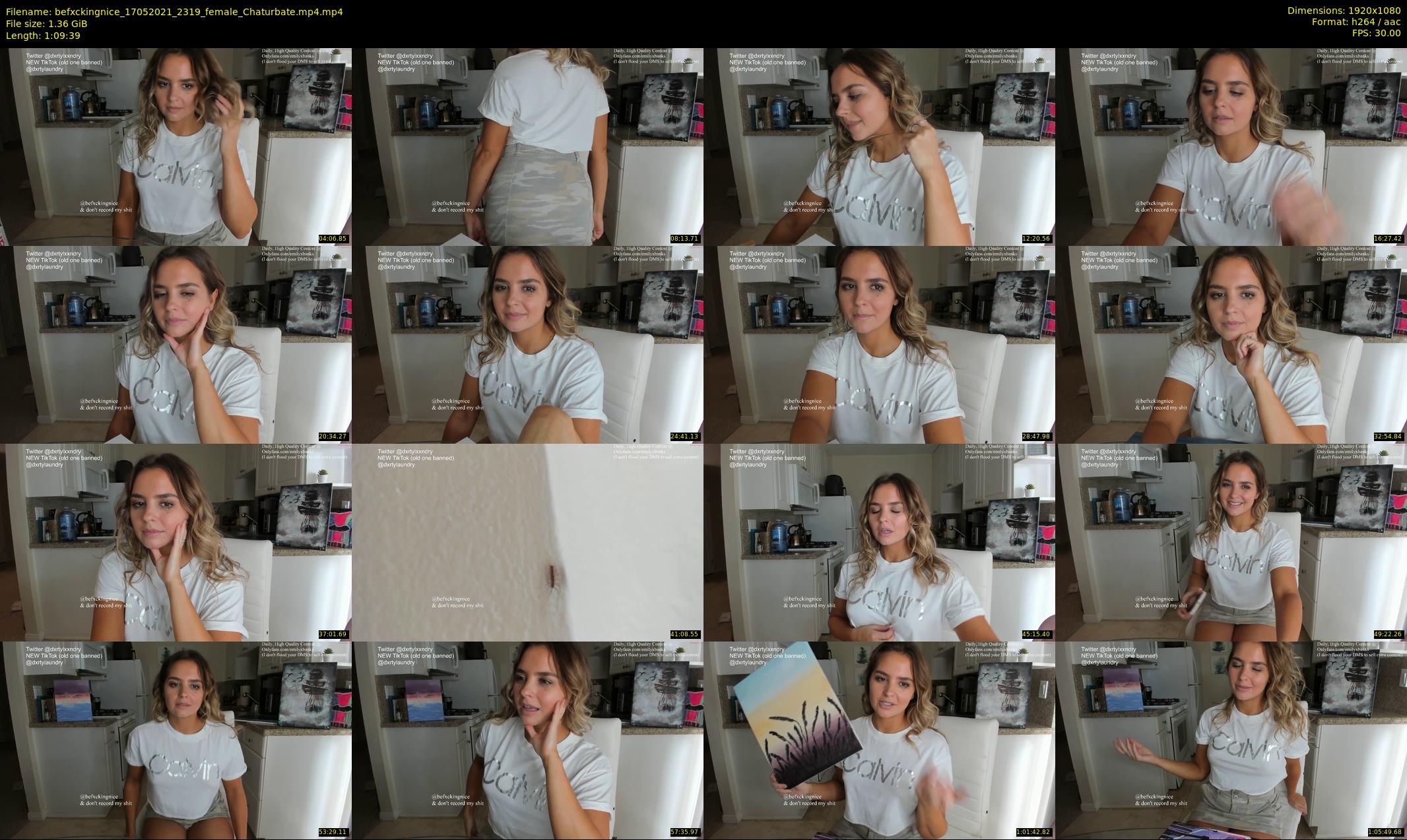 befxckingnice — 70 minute Chaturbate female cam show recording, 1080p, May 17, 2021