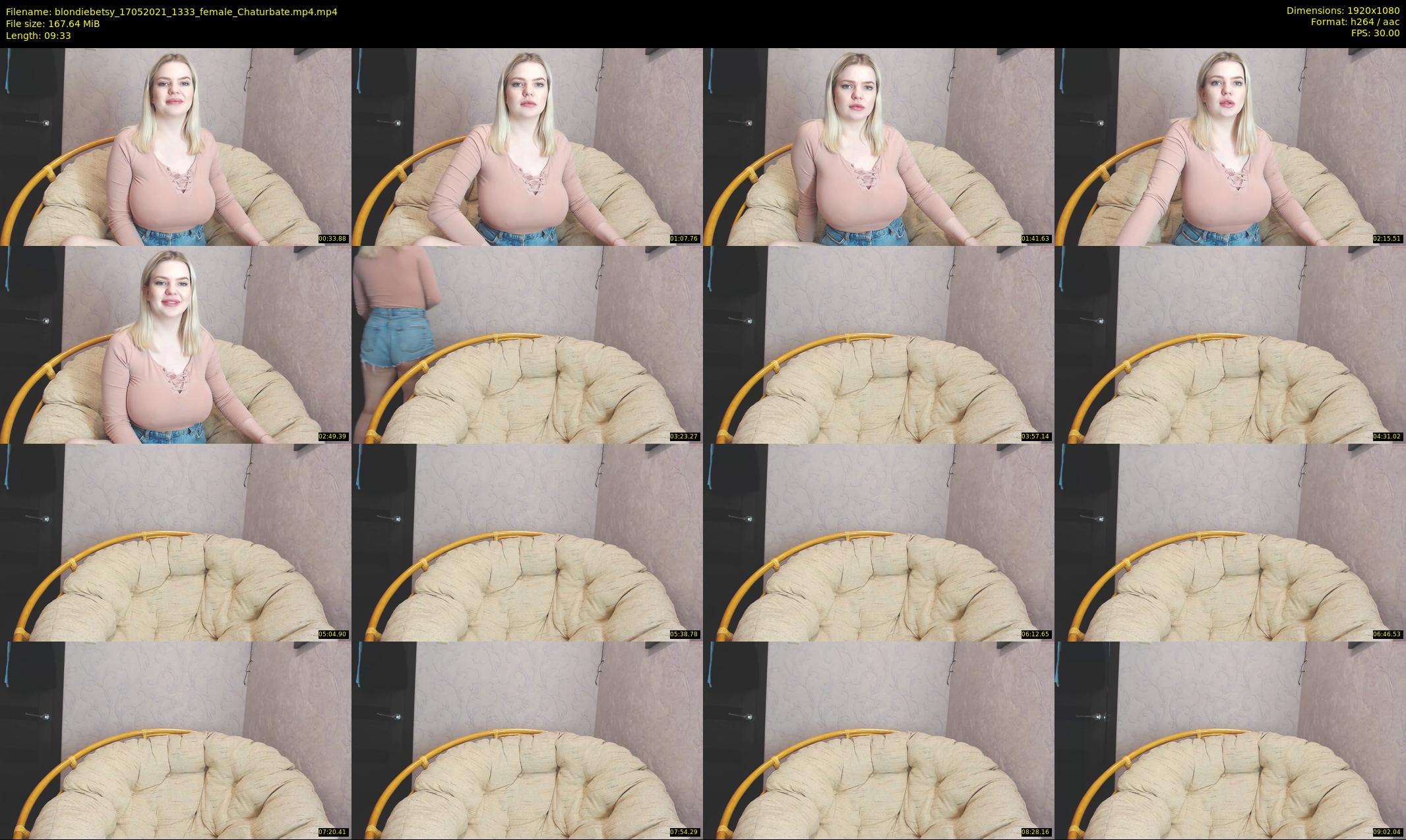 blondiebetsy — 10 minute Chaturbate female cam show recording, 1080p, May 17, 2021