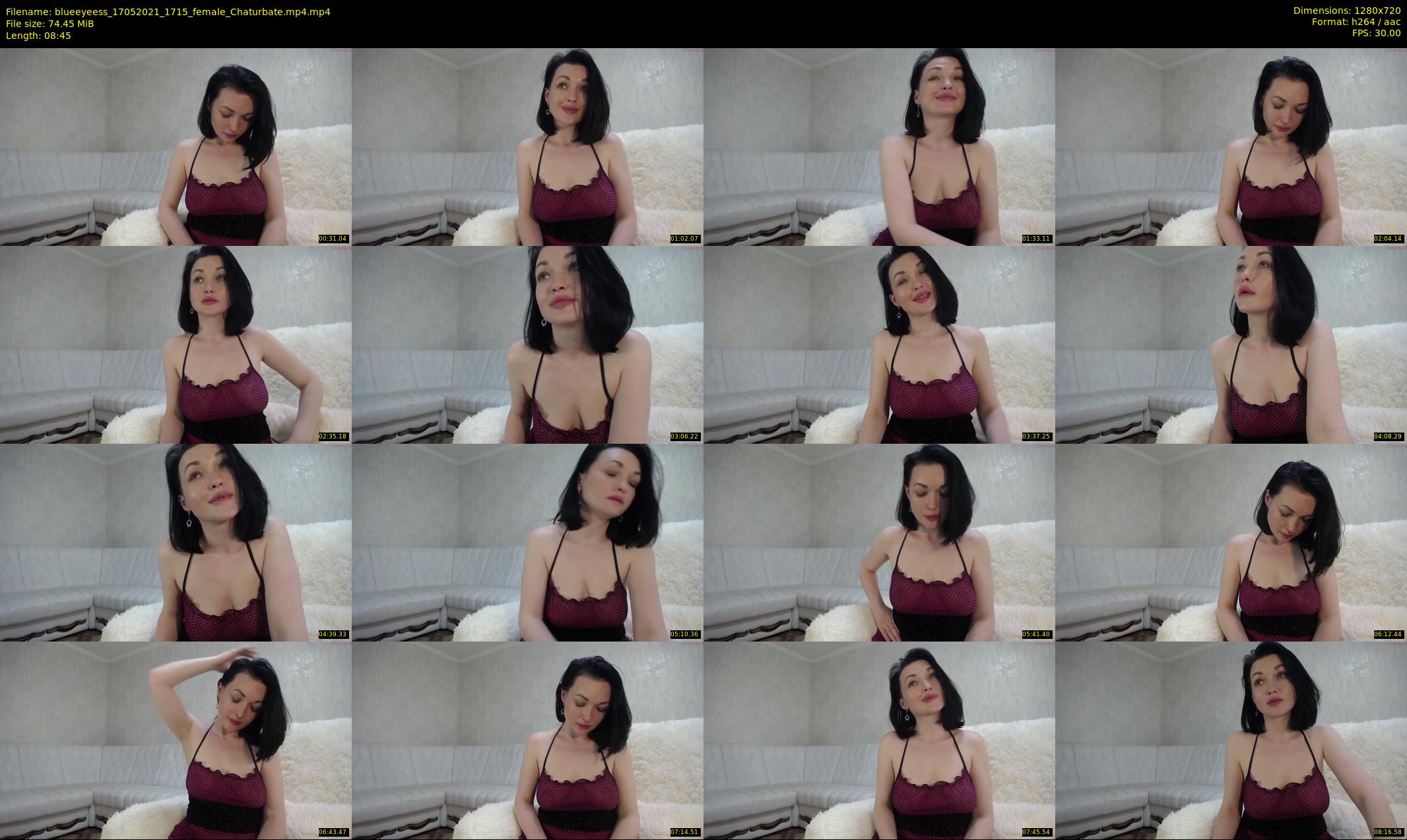 blueeyeess — 9 minute Chaturbate female cam show recording, 720p, May 17, 2021