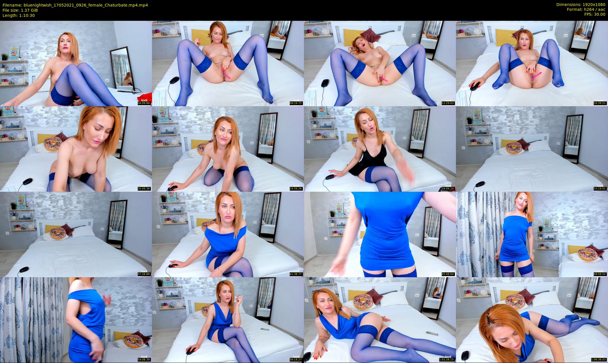 bluenightwish — 71 minute Chaturbate female cam show recording, 1080p, May 17, 2021
