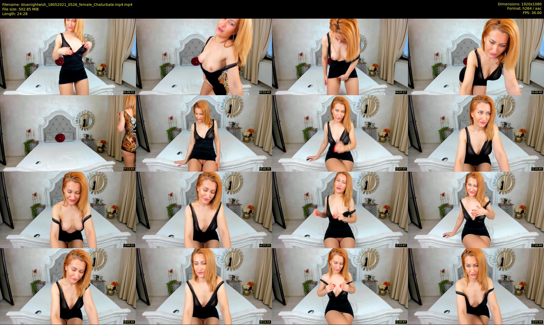 bluenightwish — 25 minute Chaturbate female cam show recording, 1080p, May 18, 2021