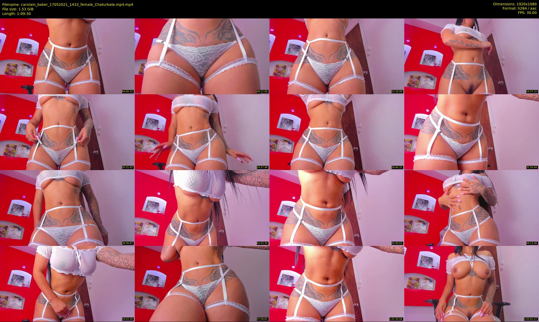 carolain_baker — 70 minute Chaturbate female cam show recording, 1080p, May 17, 2021