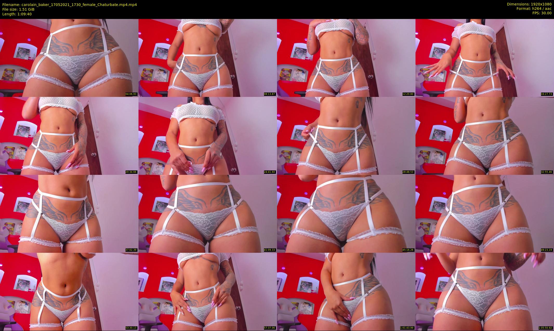carolain_baker — 70 minute Chaturbate female cam show recording, 1080p, May 17, 2021