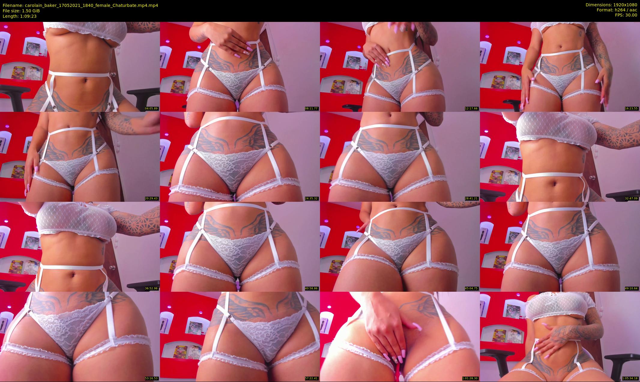 carolain_baker — 70 minute Chaturbate female cam show recording, 1080p, May 17, 2021