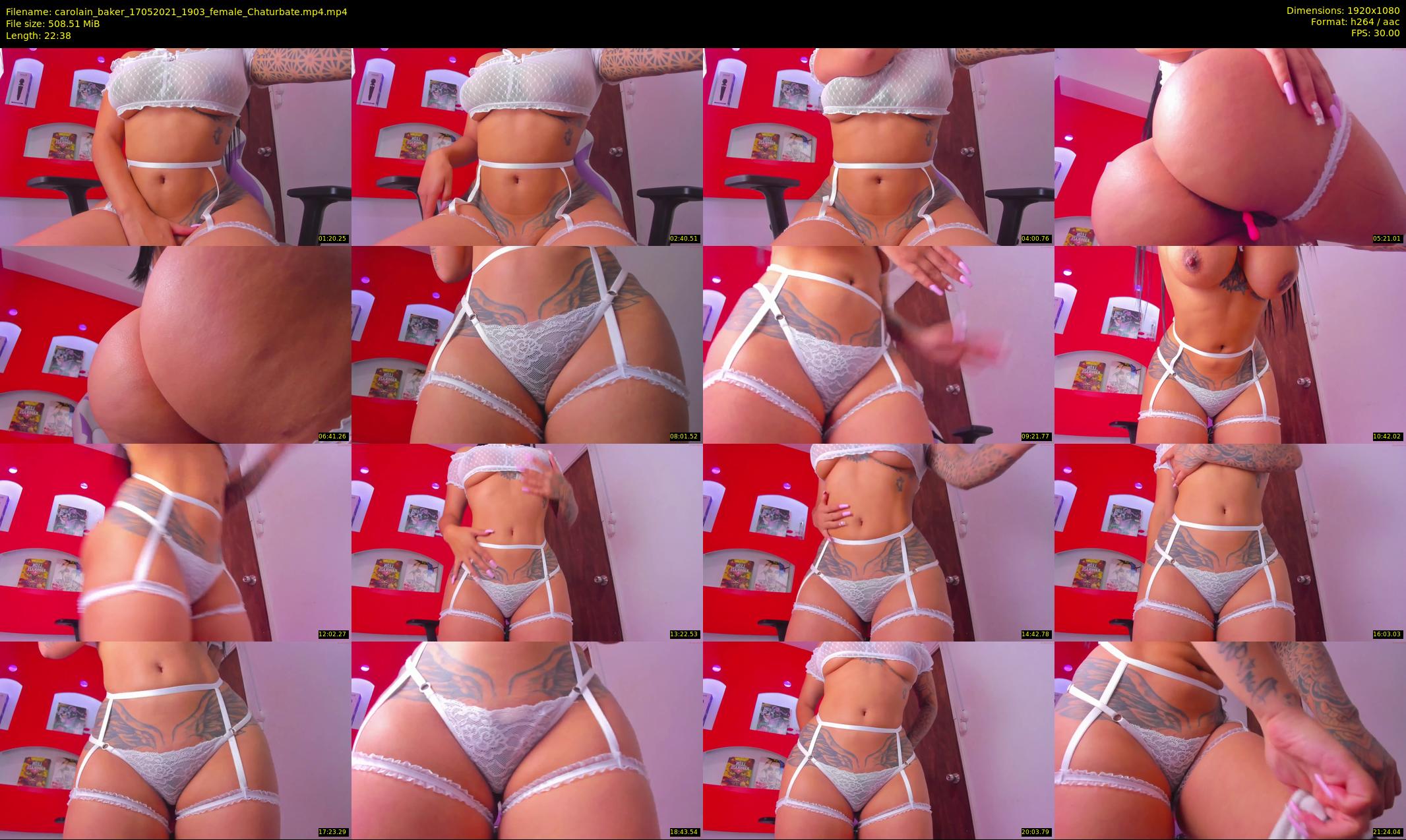 carolain_baker — 23 minute Chaturbate female cam show recording, 1080p, May 17, 2021