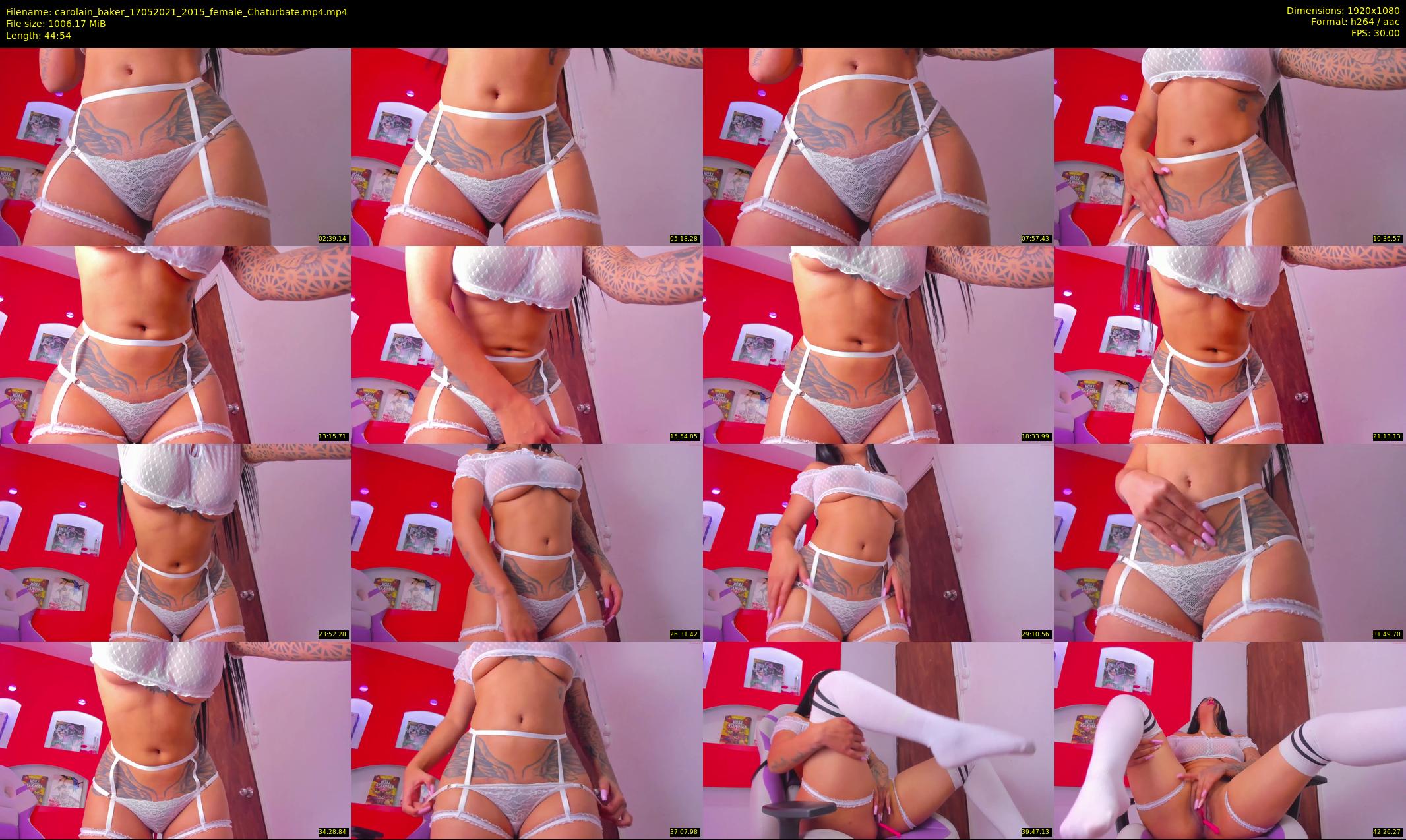 carolain_baker — 45 minute Chaturbate female cam show recording, 1080p, May 17, 2021