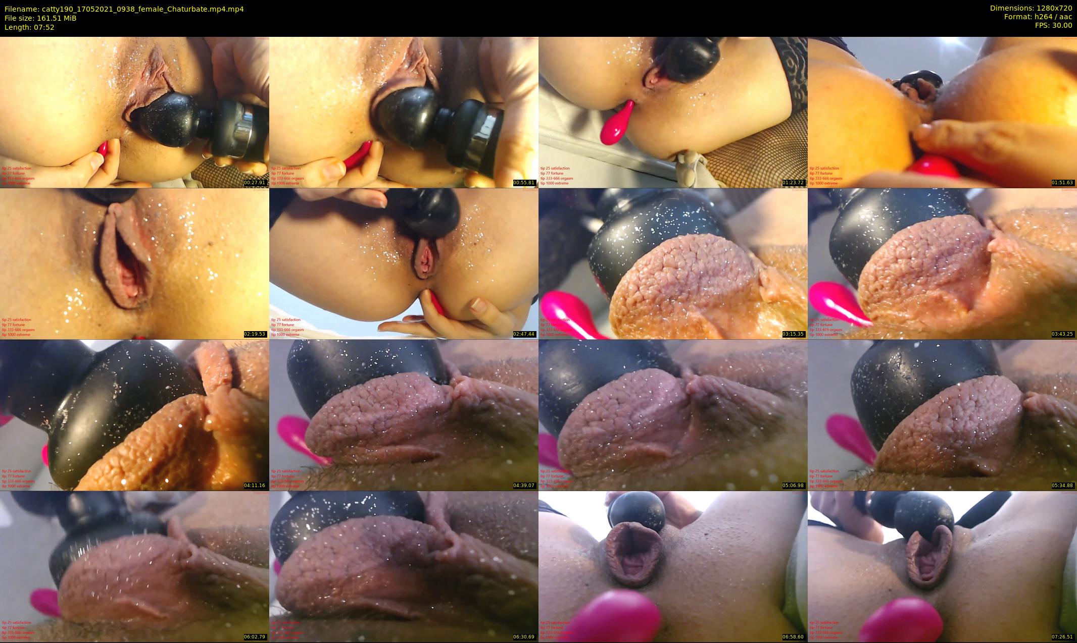 catty190 — 8 minute Chaturbate female cam show recording, 720p, May 17, 2021
