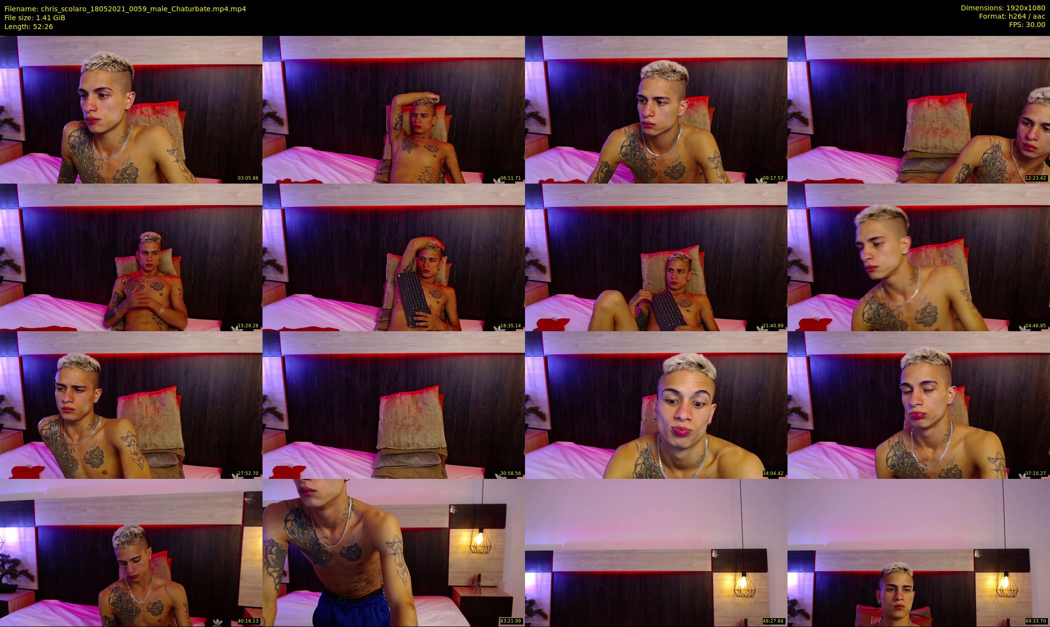 chris_scolaro — 53 minute Chaturbate male cam show recording, 1080p, May 18, 2021