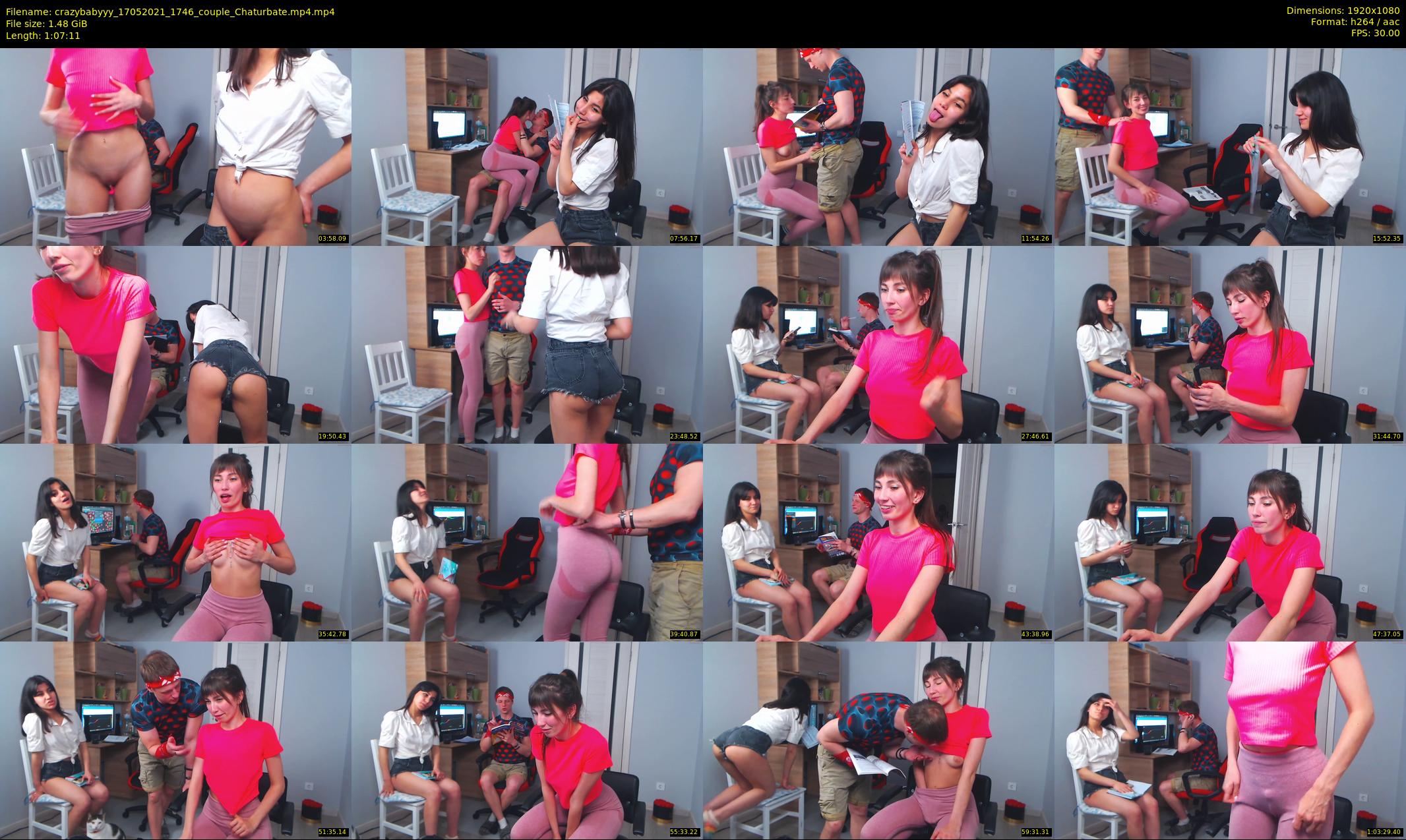crazybabyyy — 68 minute Chaturbate couple cam show recording, 1080p, May 17, 2021