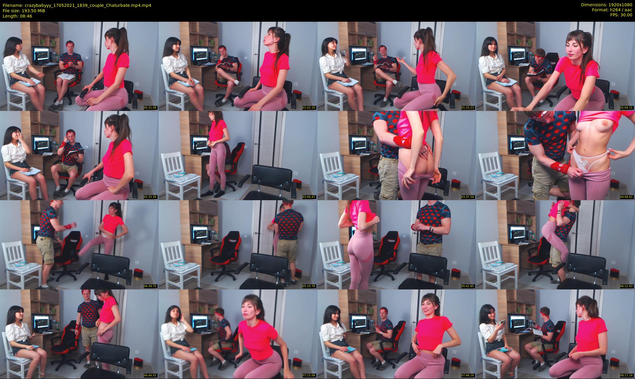 crazybabyyy — 9 minute Chaturbate couple cam show recording, 1080p, May 17, 2021