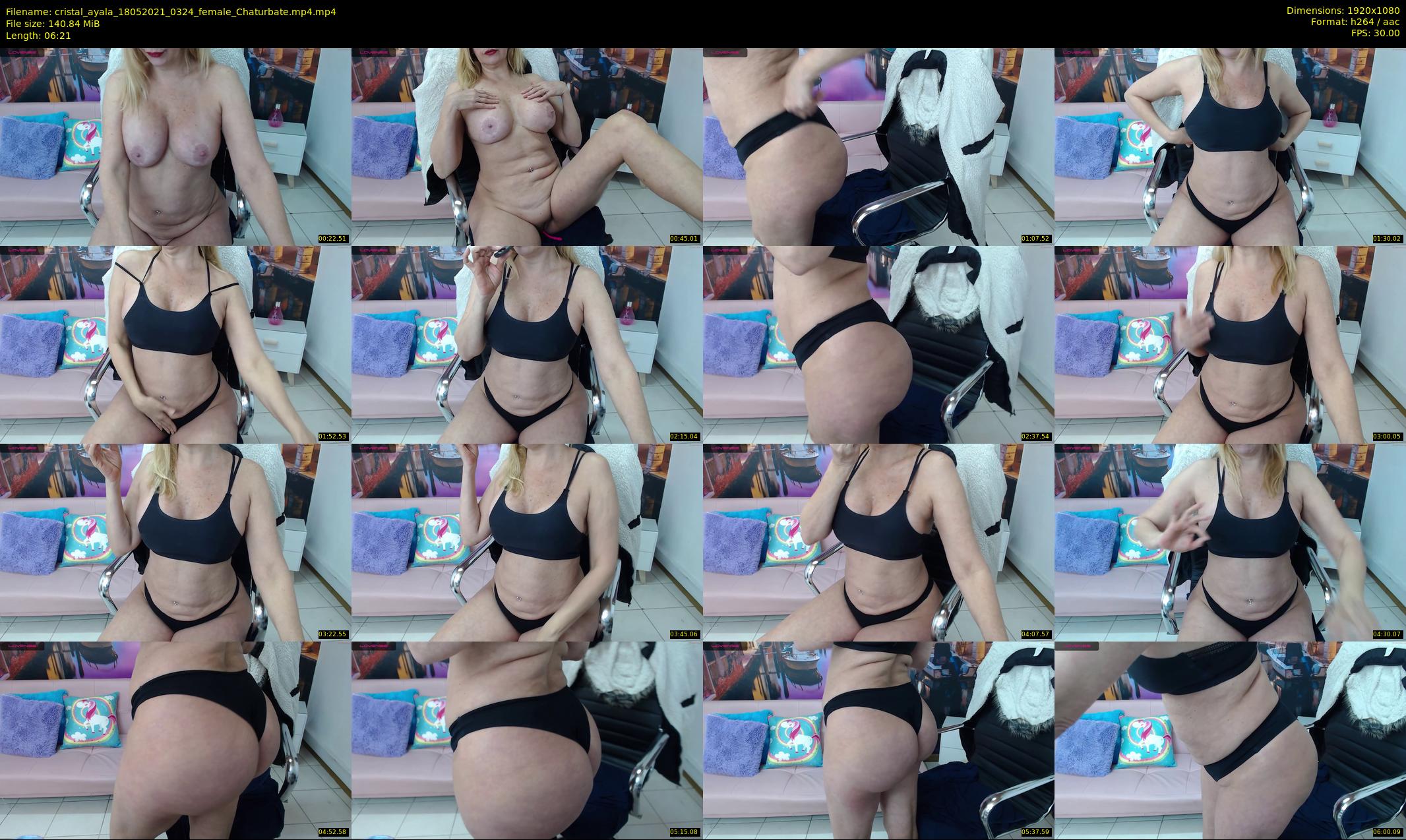 cristal_ayala — 7 minute Chaturbate female cam show recording, 1080p, May 18, 2021
