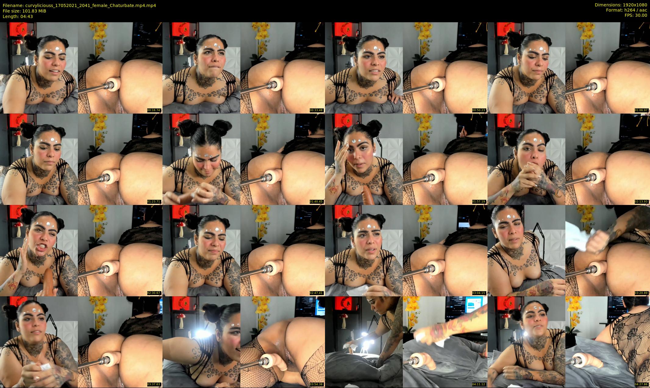curvyliciouss — 5 minute Chaturbate female cam show recording, 1080p, May 17, 2021