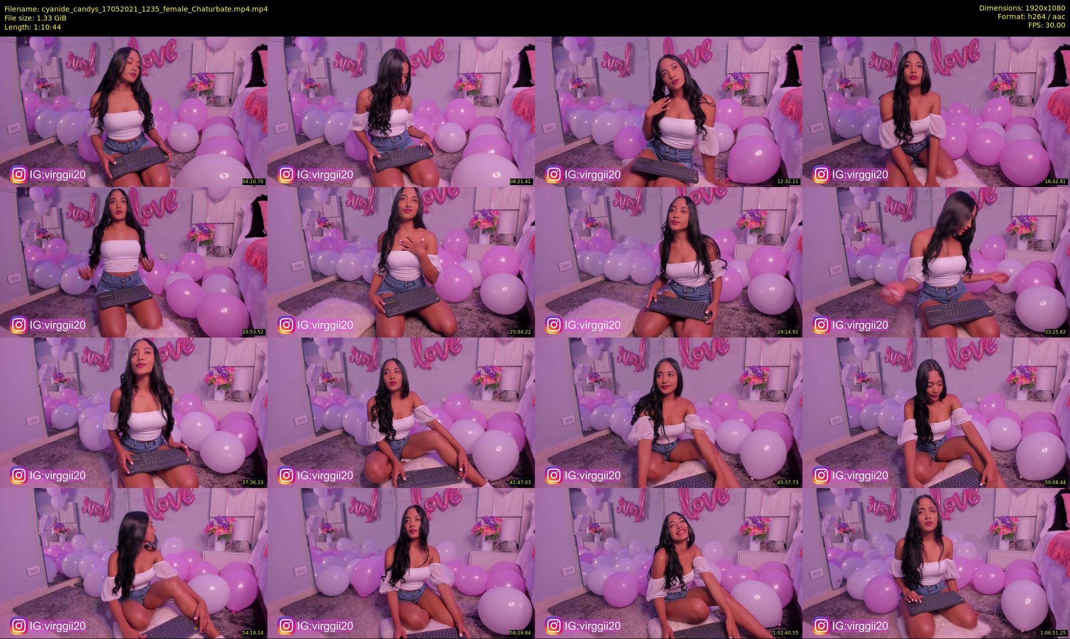 cyanide_candys — 71 minute Chaturbate female cam show recording, 1080p, May 17, 2021