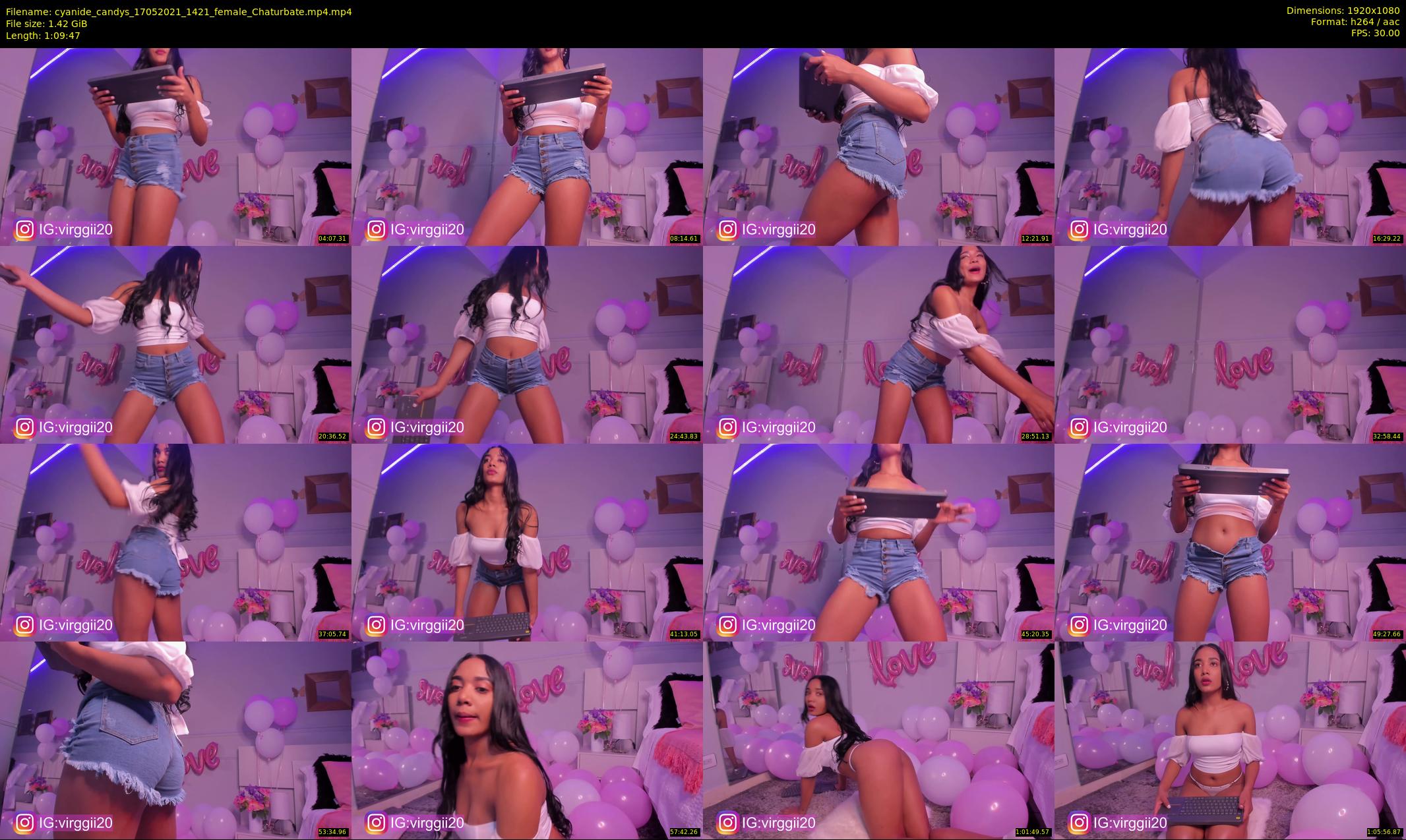 cyanide_candys — 70 minute Chaturbate female cam show recording, 1080p, May 17, 2021