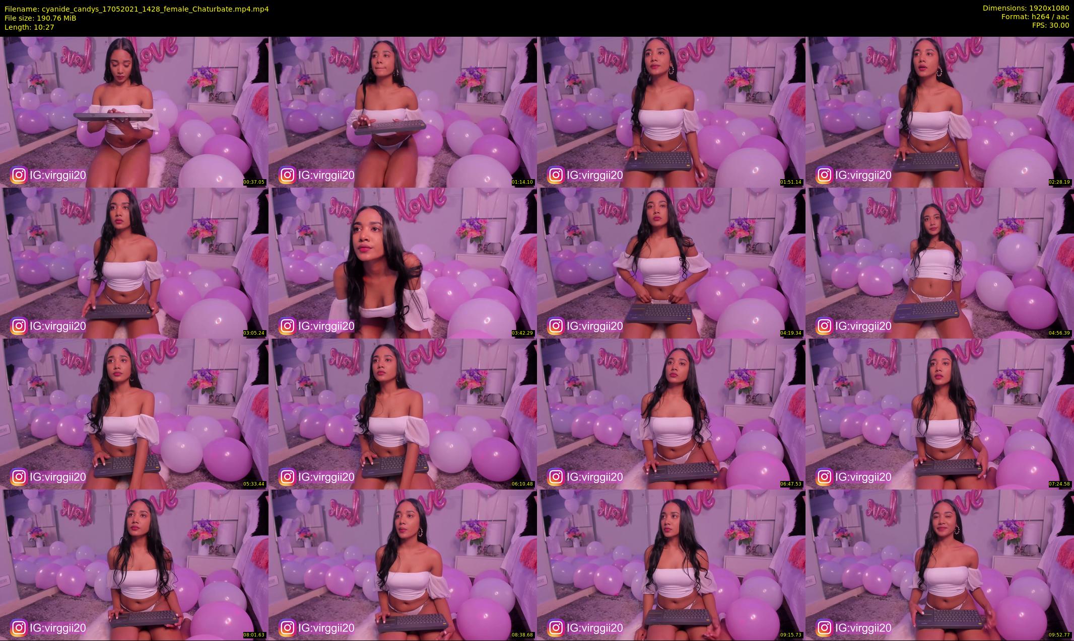 cyanide_candys — 11 minute Chaturbate female cam show recording, 1080p, May 17, 2021