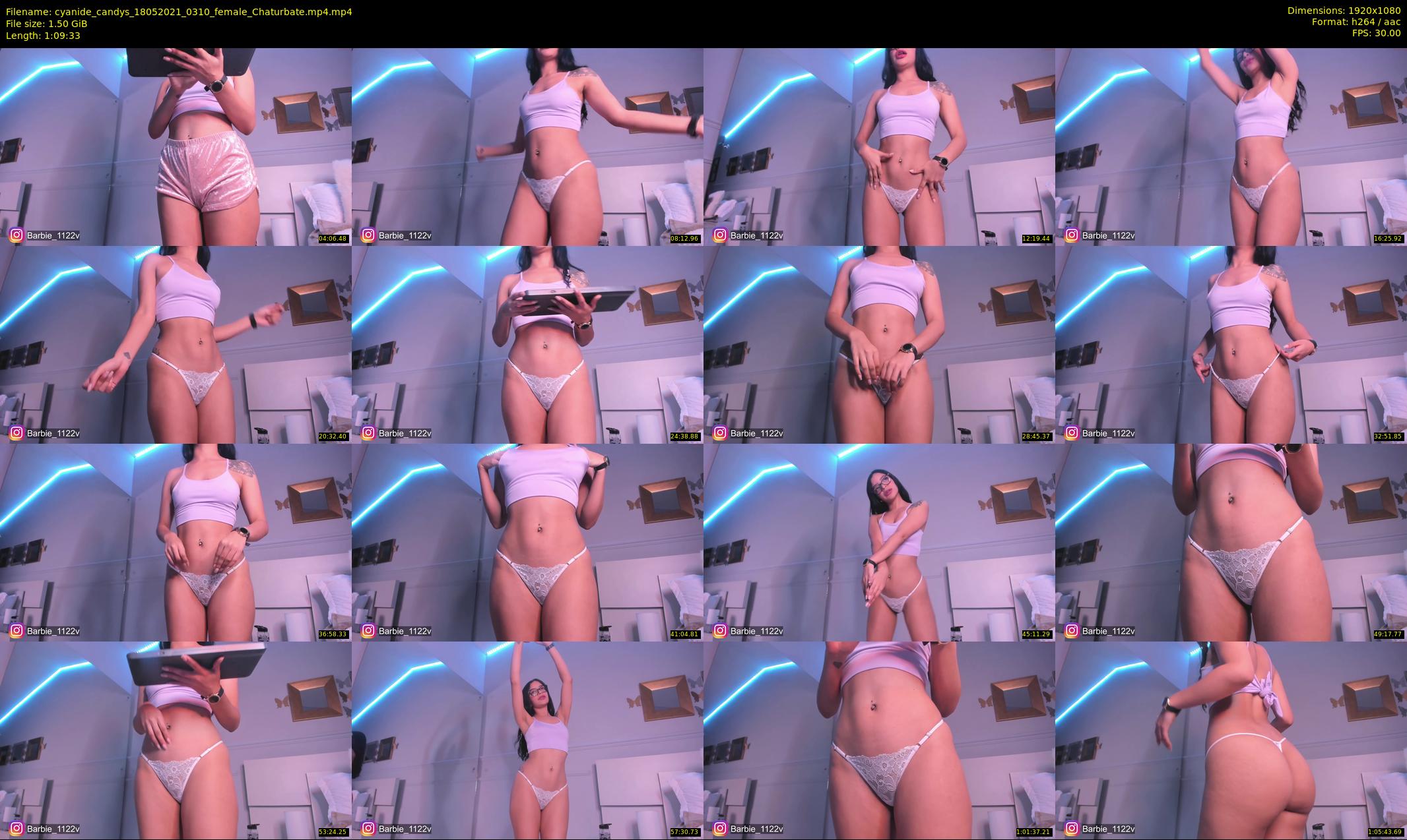 cyanide_candys — 70 minute Chaturbate female cam show recording, 1080p, May 18, 2021