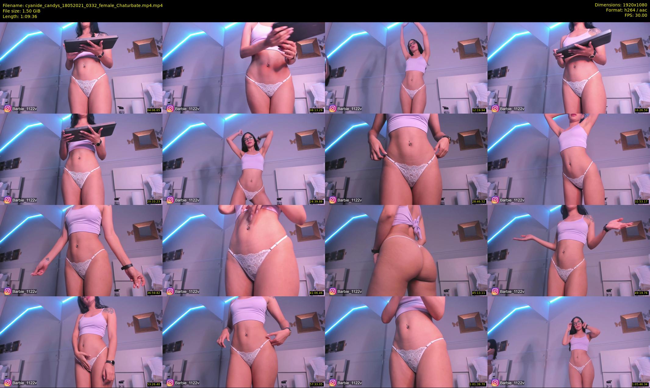 cyanide_candys — 70 minute Chaturbate female cam show recording, 1080p, May 18, 2021