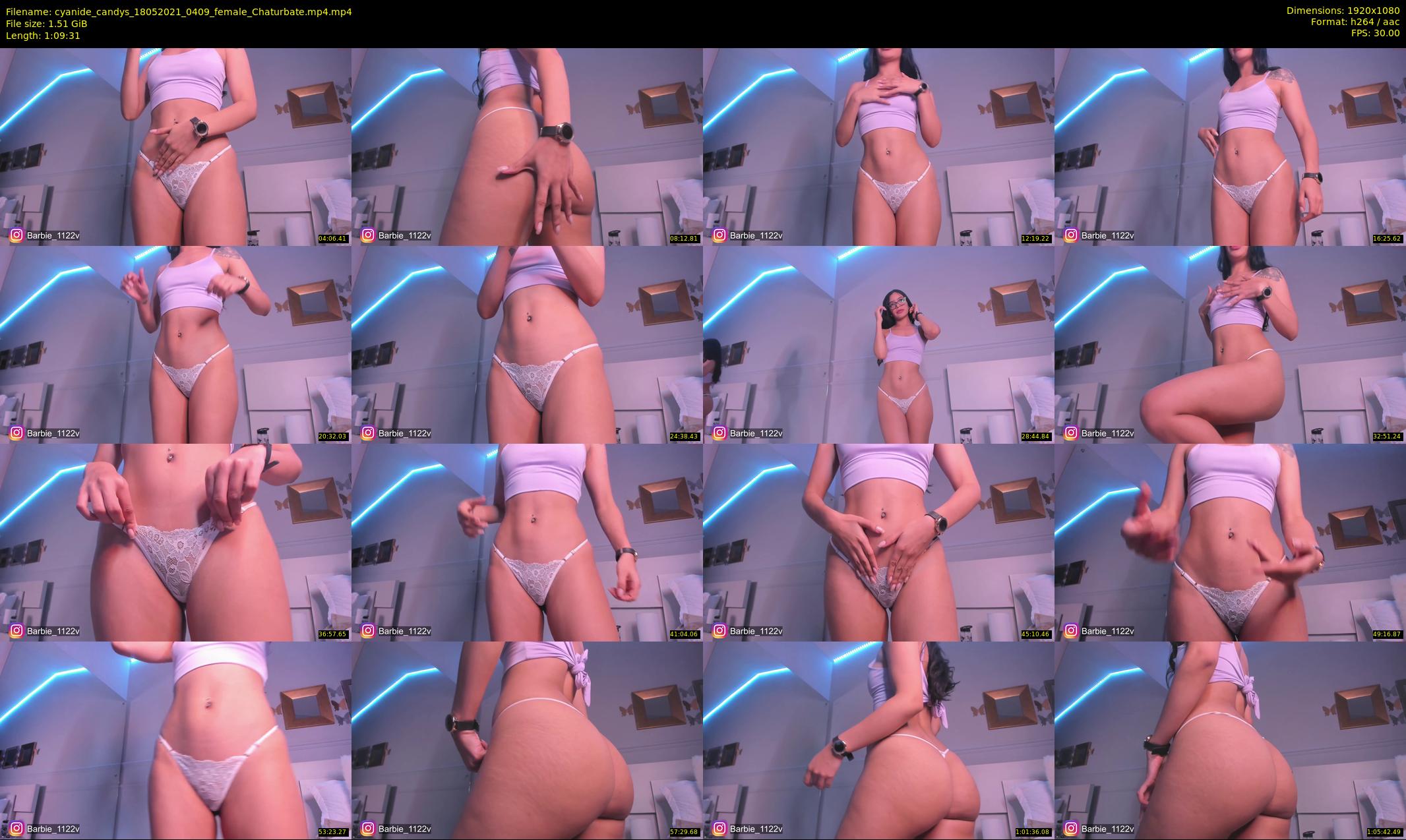 cyanide_candys — 70 minute Chaturbate female cam show recording, 1080p, May 18, 2021