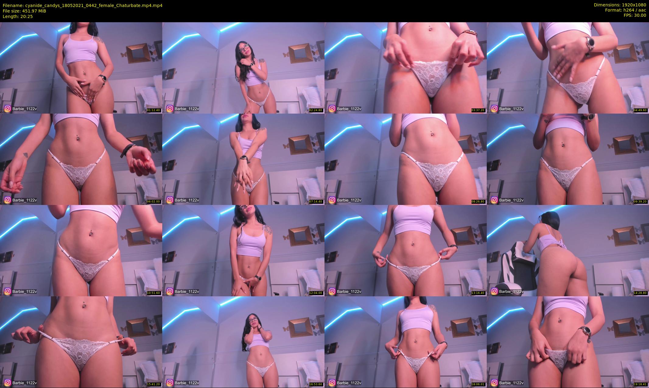 cyanide_candys — 21 minute Chaturbate female cam show recording, 1080p, May 18, 2021