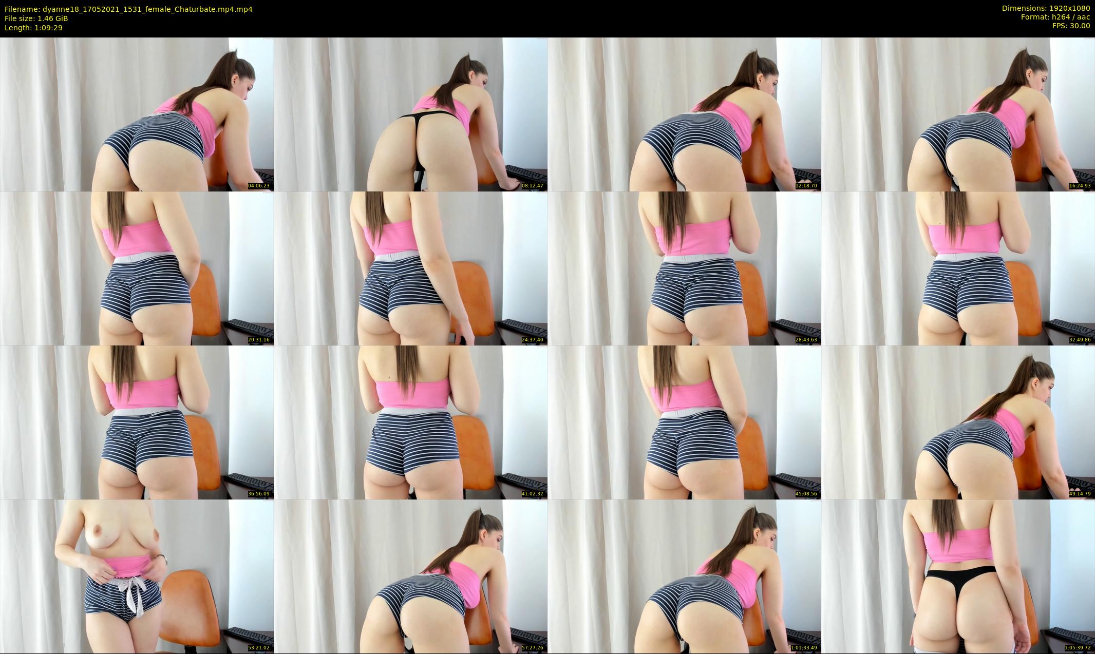 dyanne18 — 70 minute Chaturbate female cam show recording, 1080p, May 17, 2021