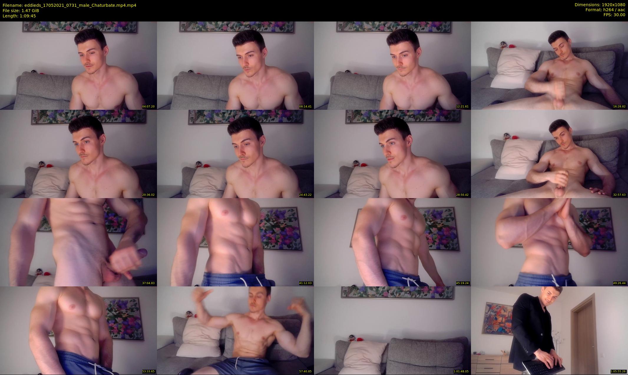 eddieds — 70 minute Chaturbate male cam show recording, 1080p, May 17, 2021