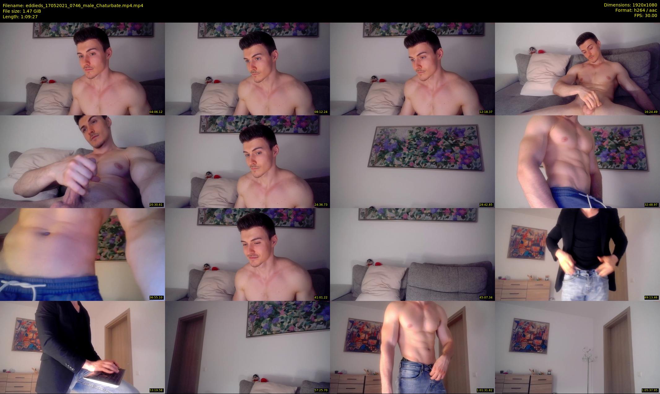 eddieds — 70 minute Chaturbate male cam show recording, 1080p, May 17, 2021