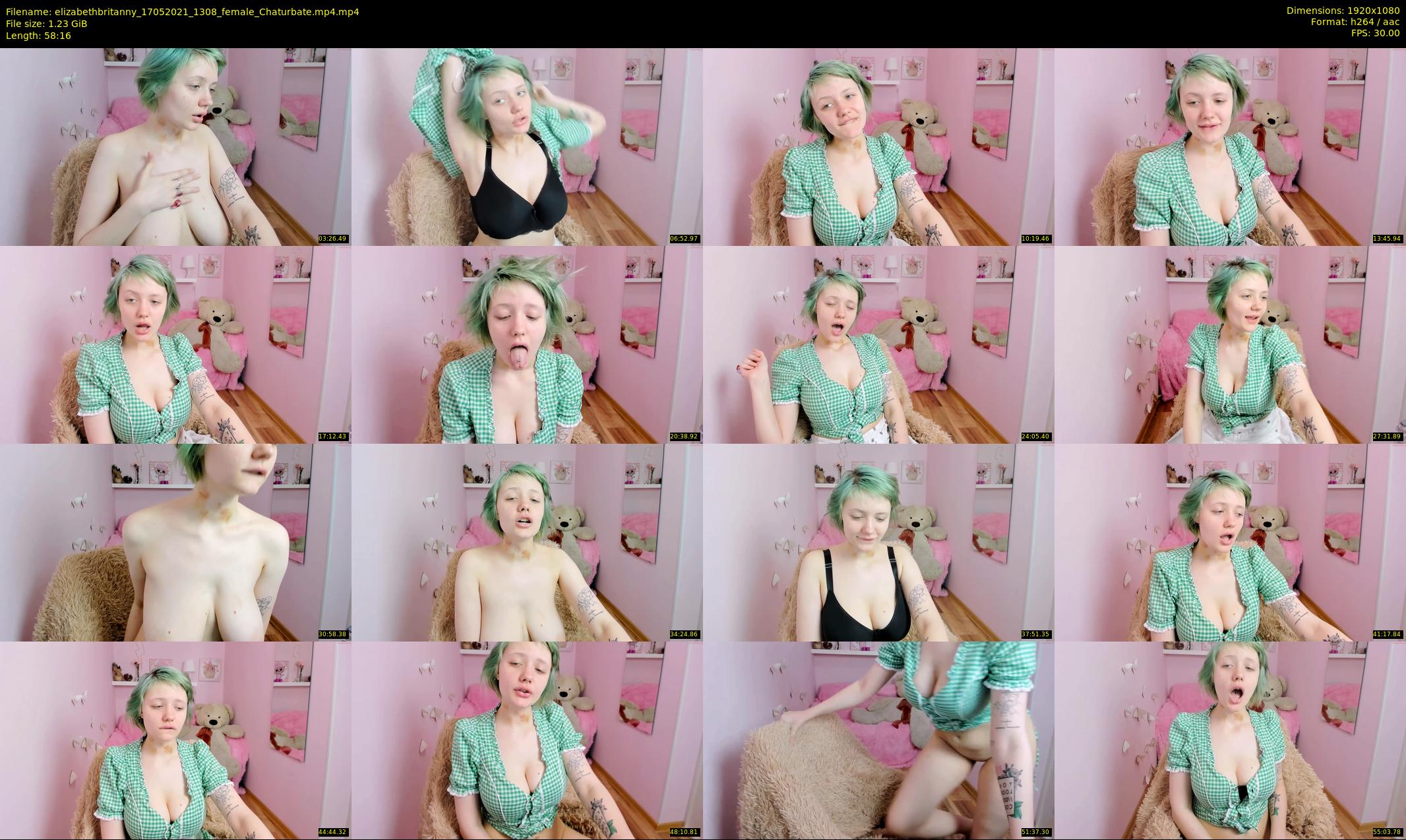 elizabethbritanny — 59 minute Chaturbate female cam show recording, 1080p, May 17, 2021