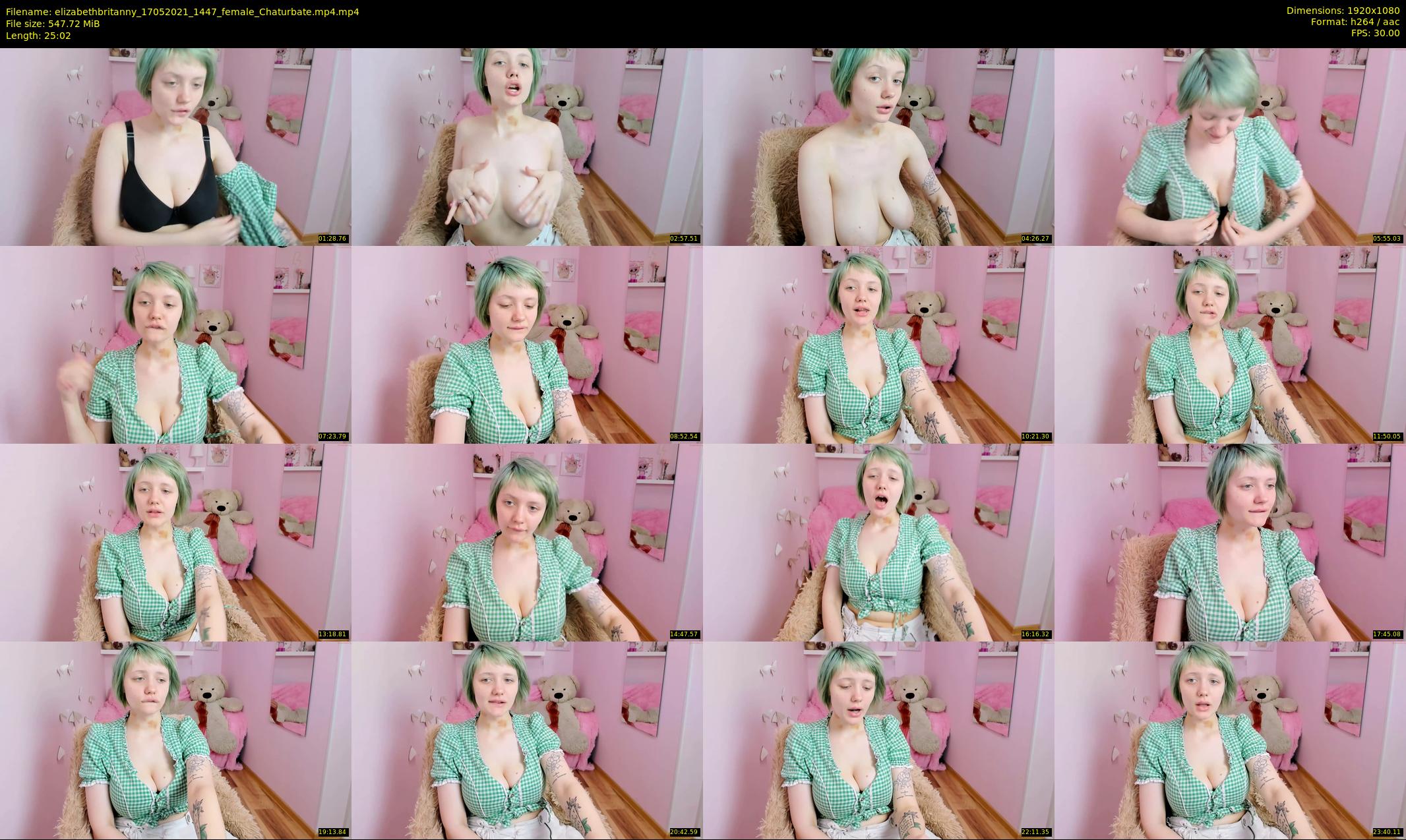 elizabethbritanny — 26 minute Chaturbate female cam show recording, 1080p, May 17, 2021