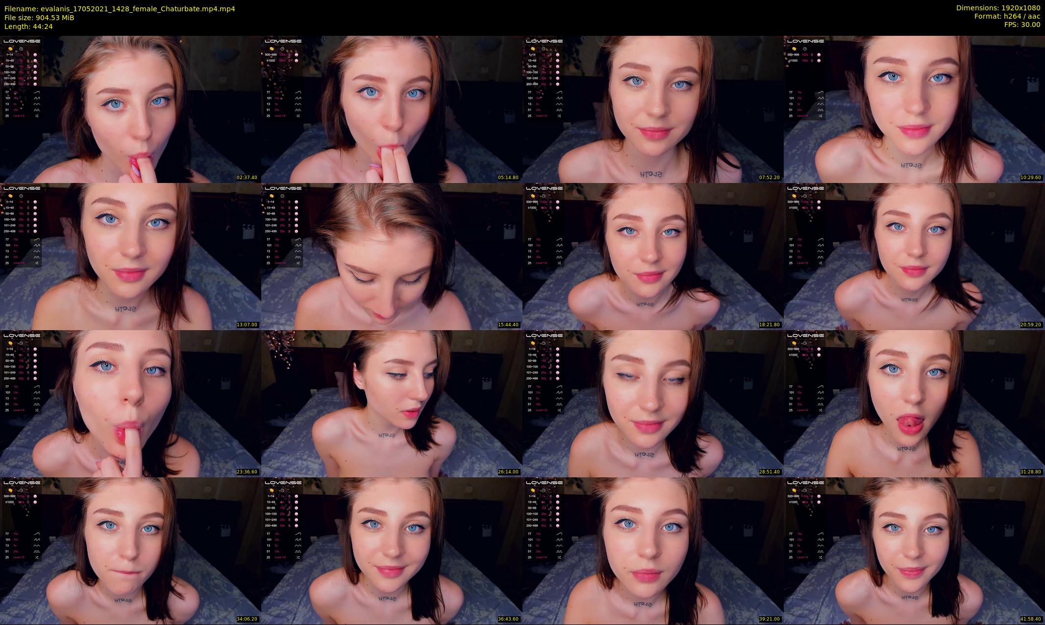 evalanis — 45 minute Chaturbate couple cam show recording, 1080p, May 17, 2021